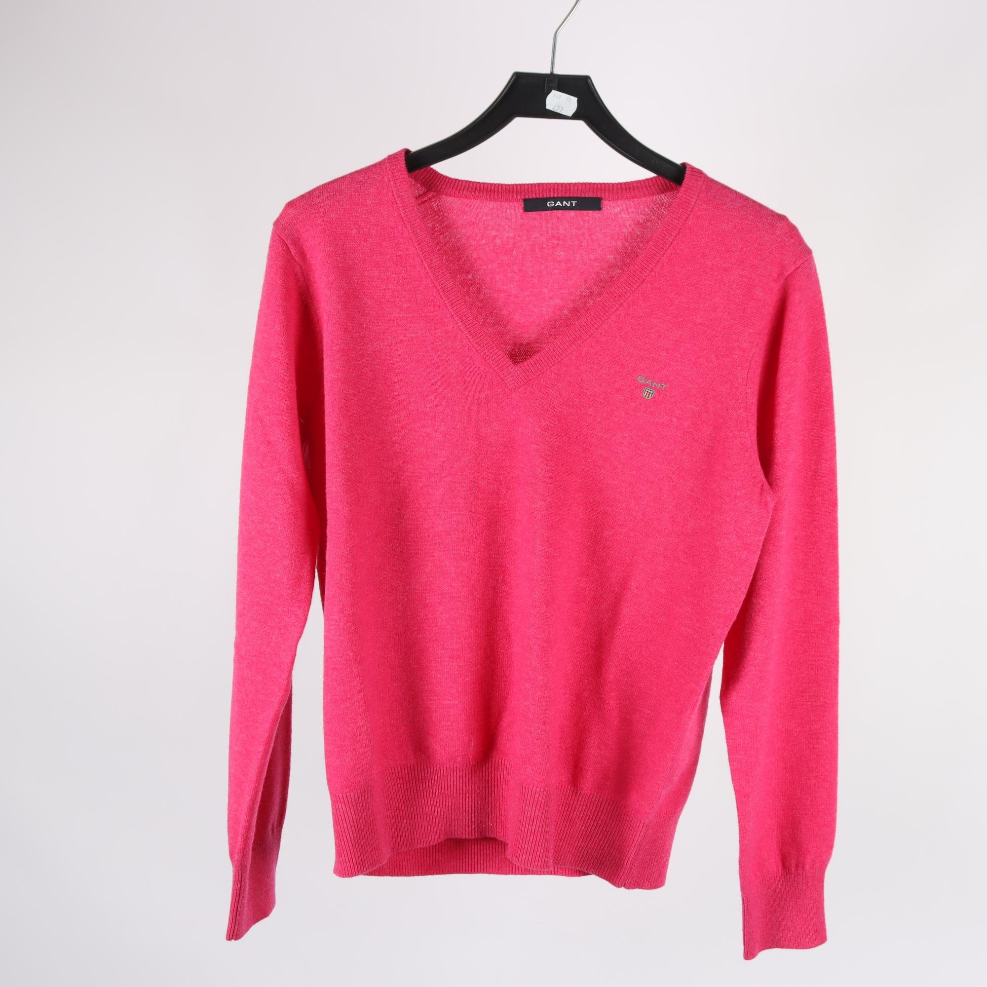 Tröja, Gant, rosa, 100% ull, stl. ca. M.