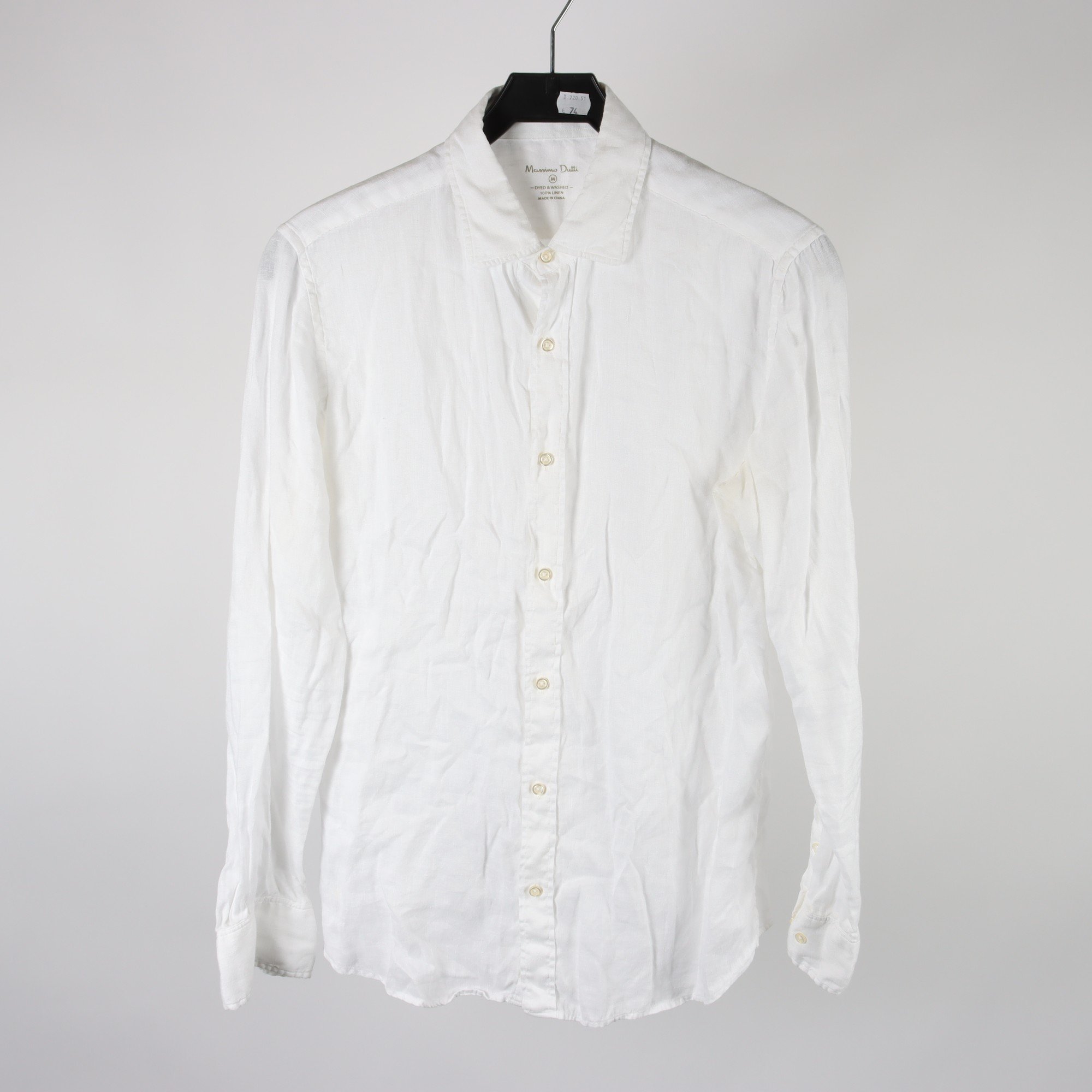 Skjorta, Massimo Dutti, vit, stl. M