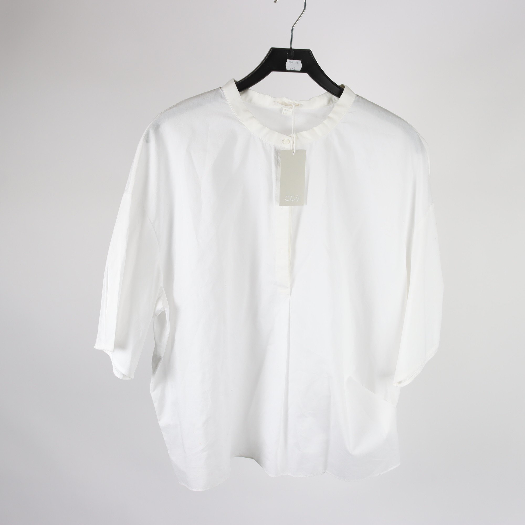 Blus, COS, vit, stl. L.