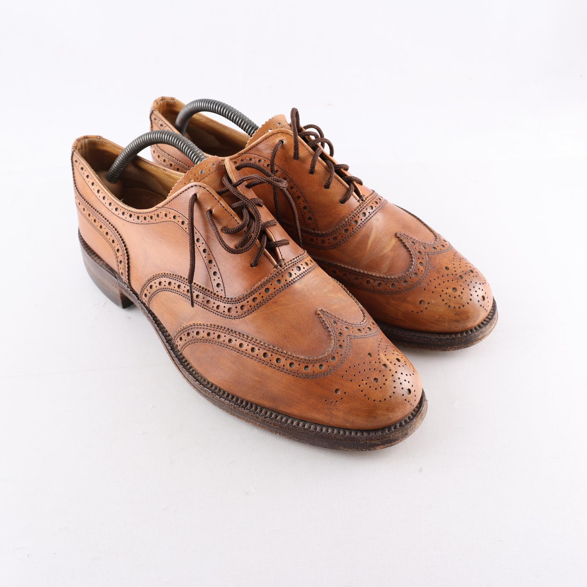 Knytskor, Cheane, brun, skinn, stl. 43.