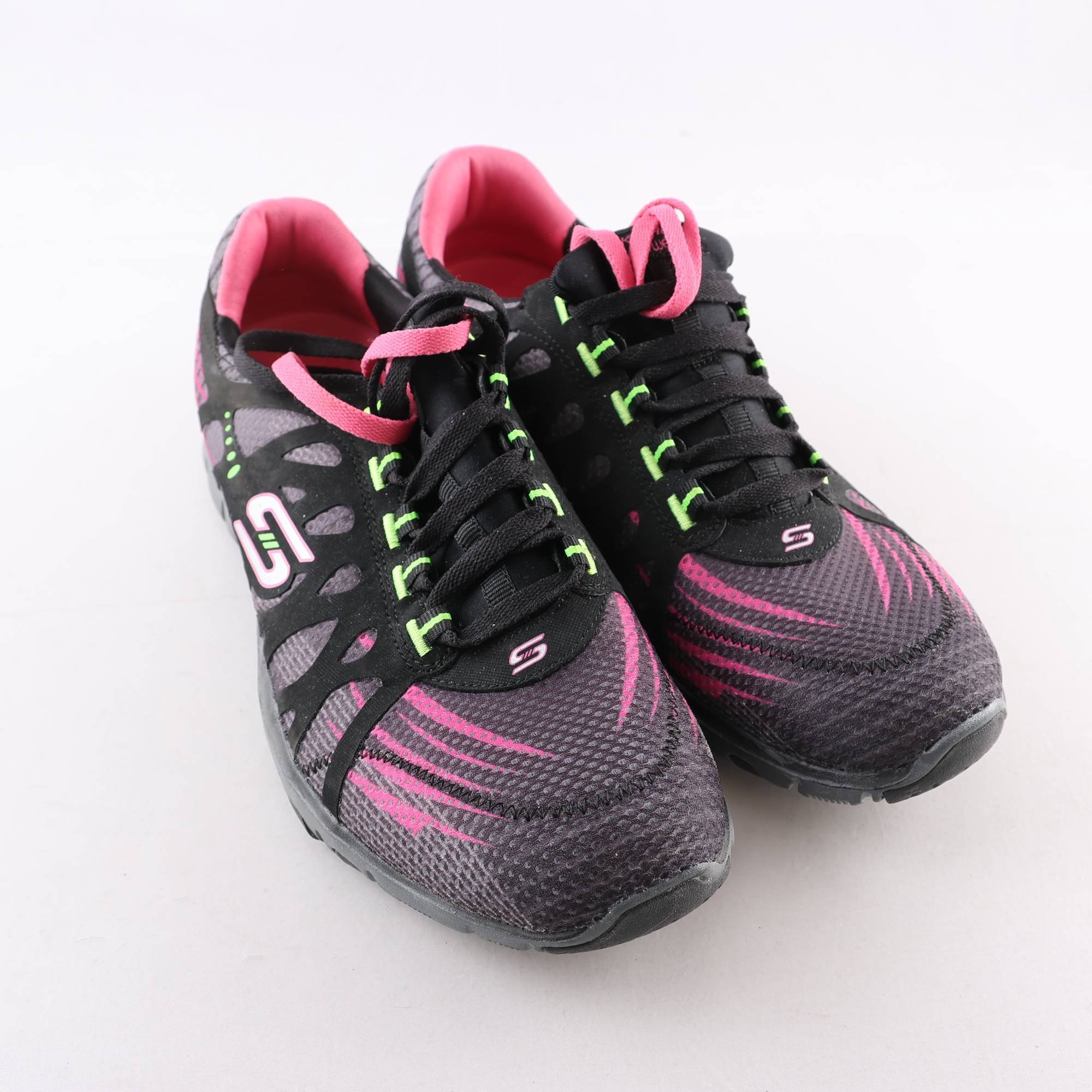 Sneakers, Skechers, grå, rosa, stl. 40