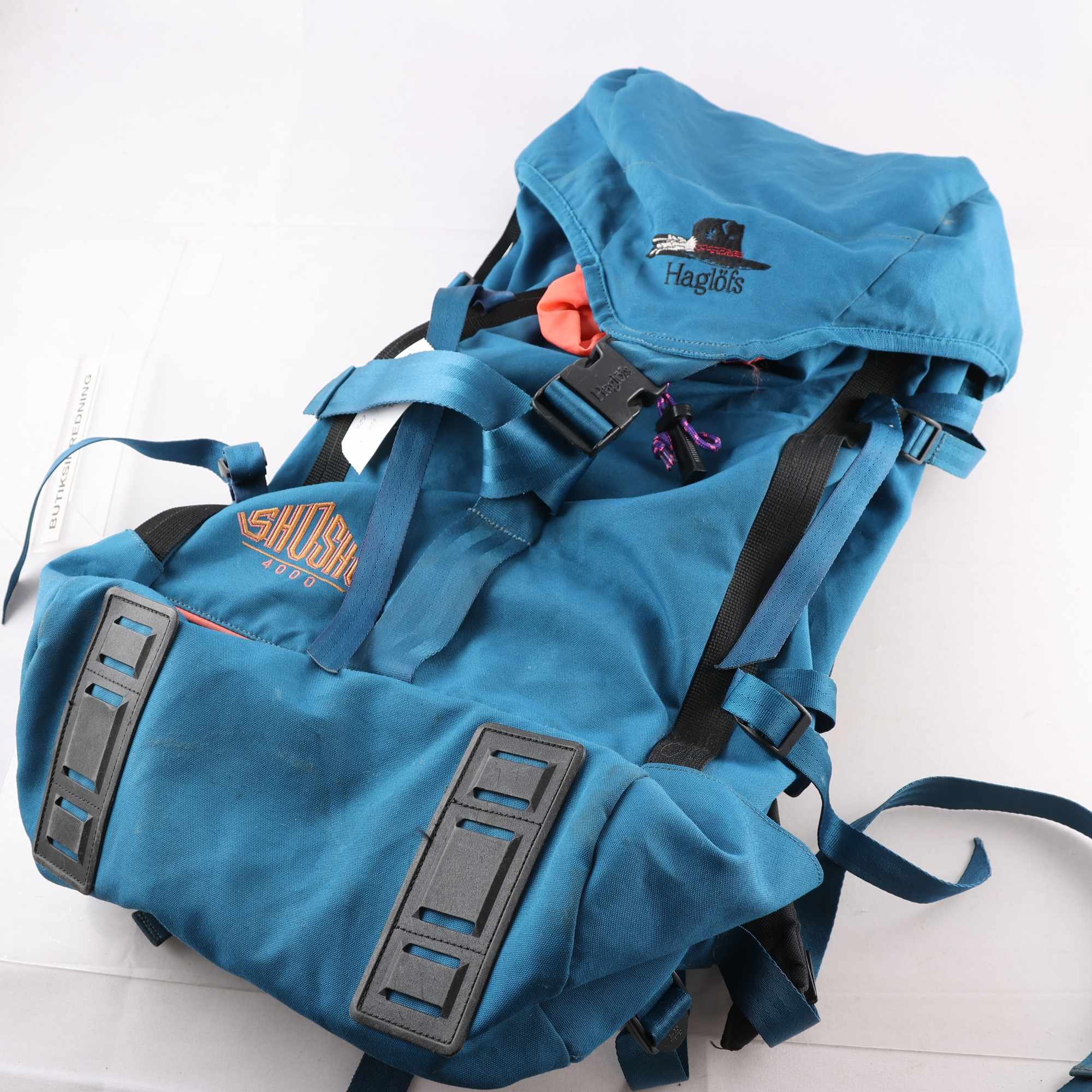 Vandringsryggsäck, Haglöfs, blå. Samfraktas ej.