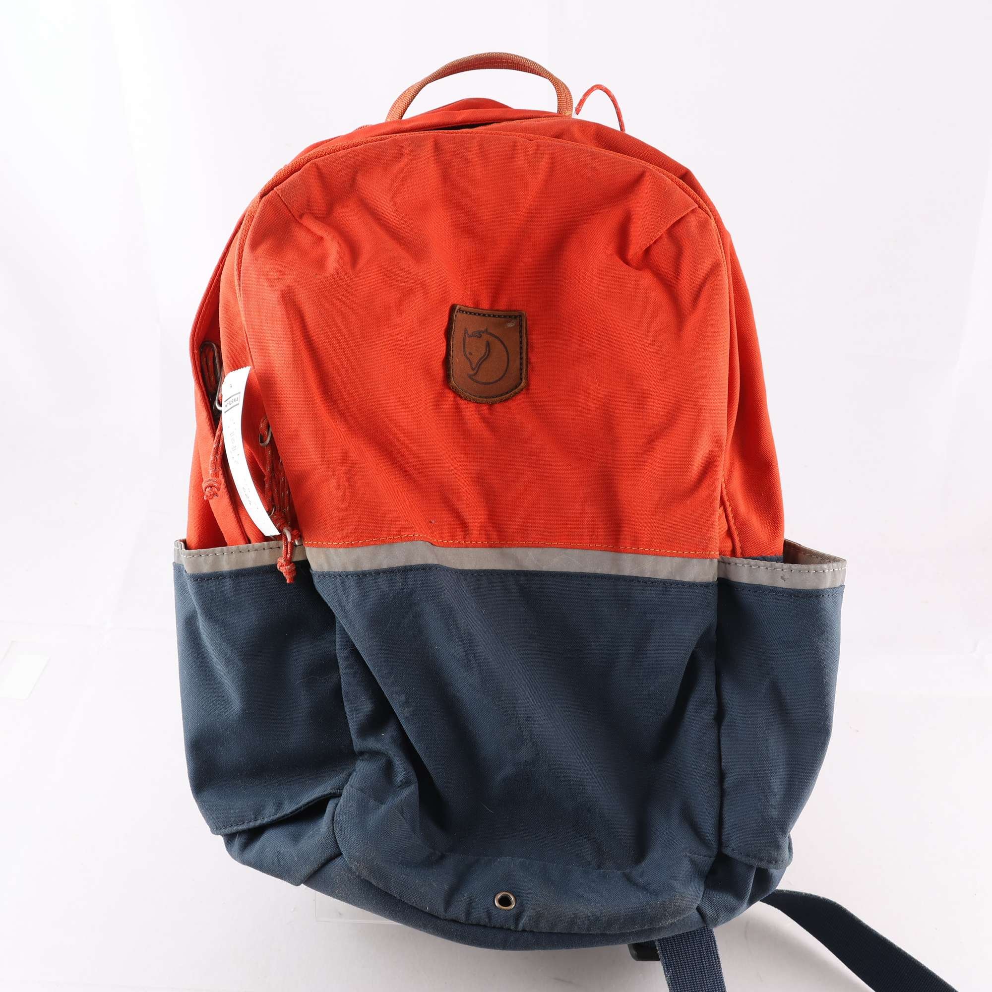 Ryggsäck, Fjällräven, blå, röd.