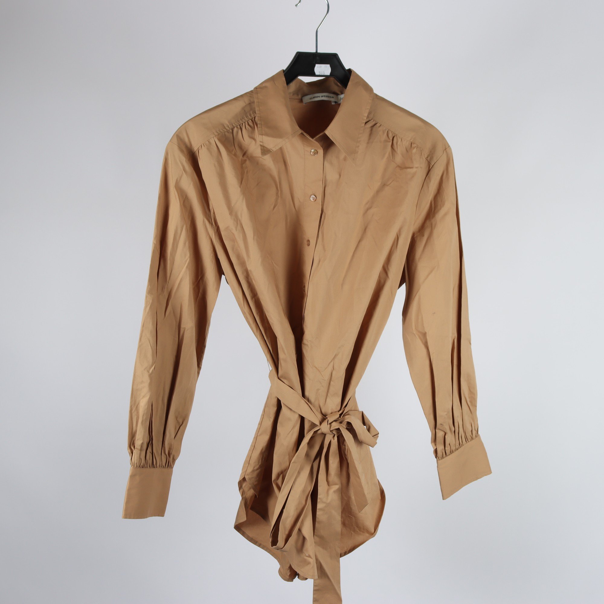 Blus, Carin Wester, brun, stl. 36.