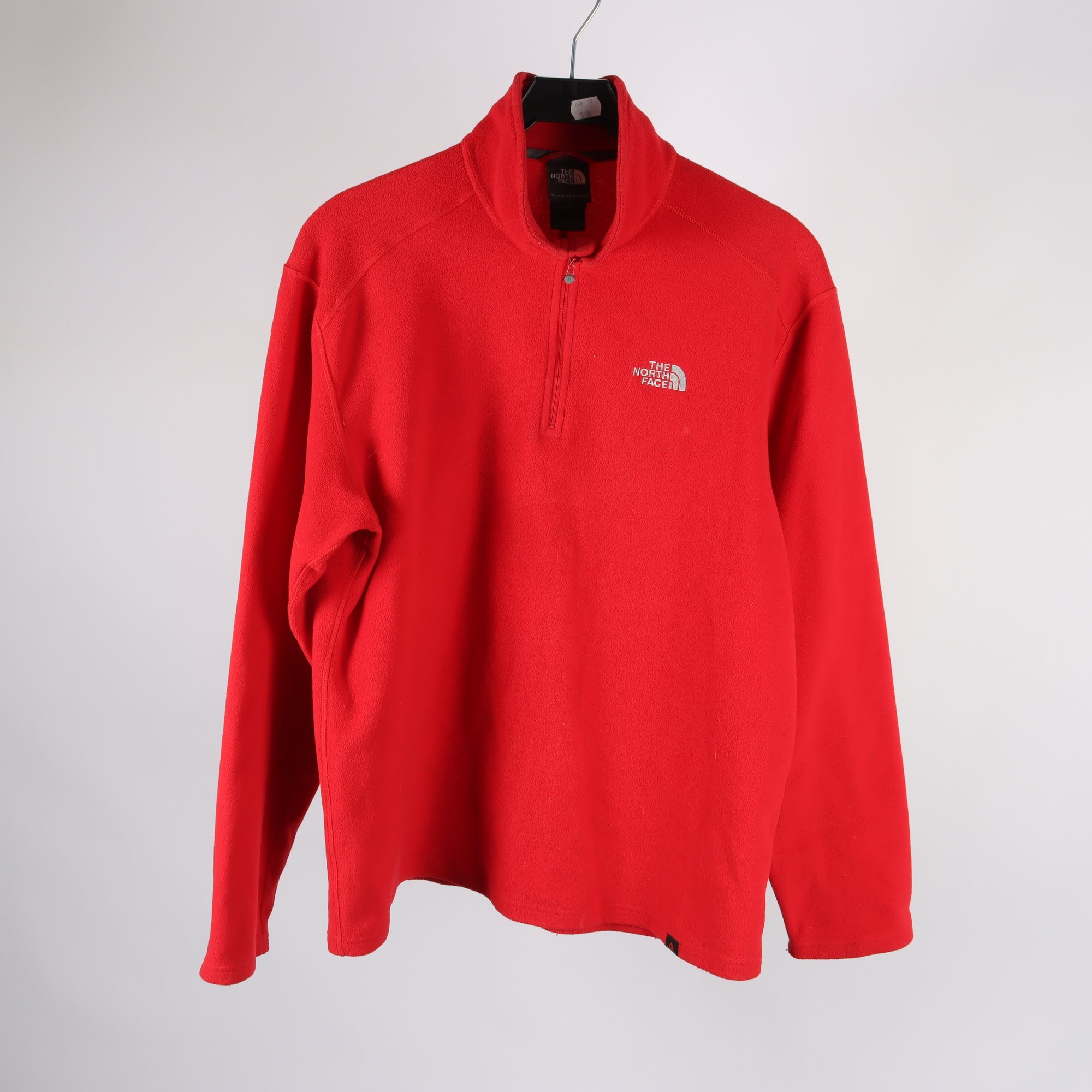 Fleecetröja, The North Face, röd, stl. M.