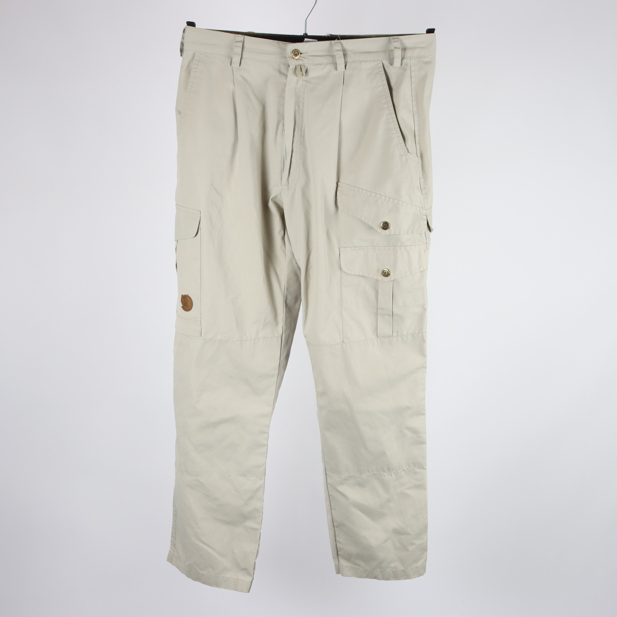 Friluftsbyxor, Fjällräven, beige, stl. 42.