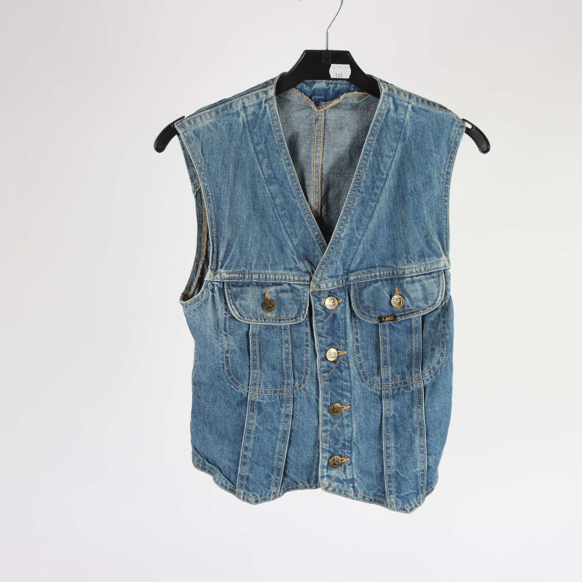 Jeansväst, Lee, blå, stl. 34