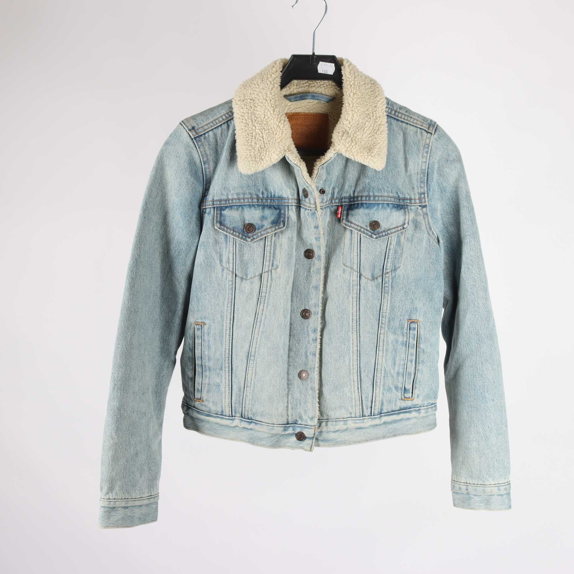 Fodrad Jeansjacka, Levi Strauss & Co, blå, stl. S