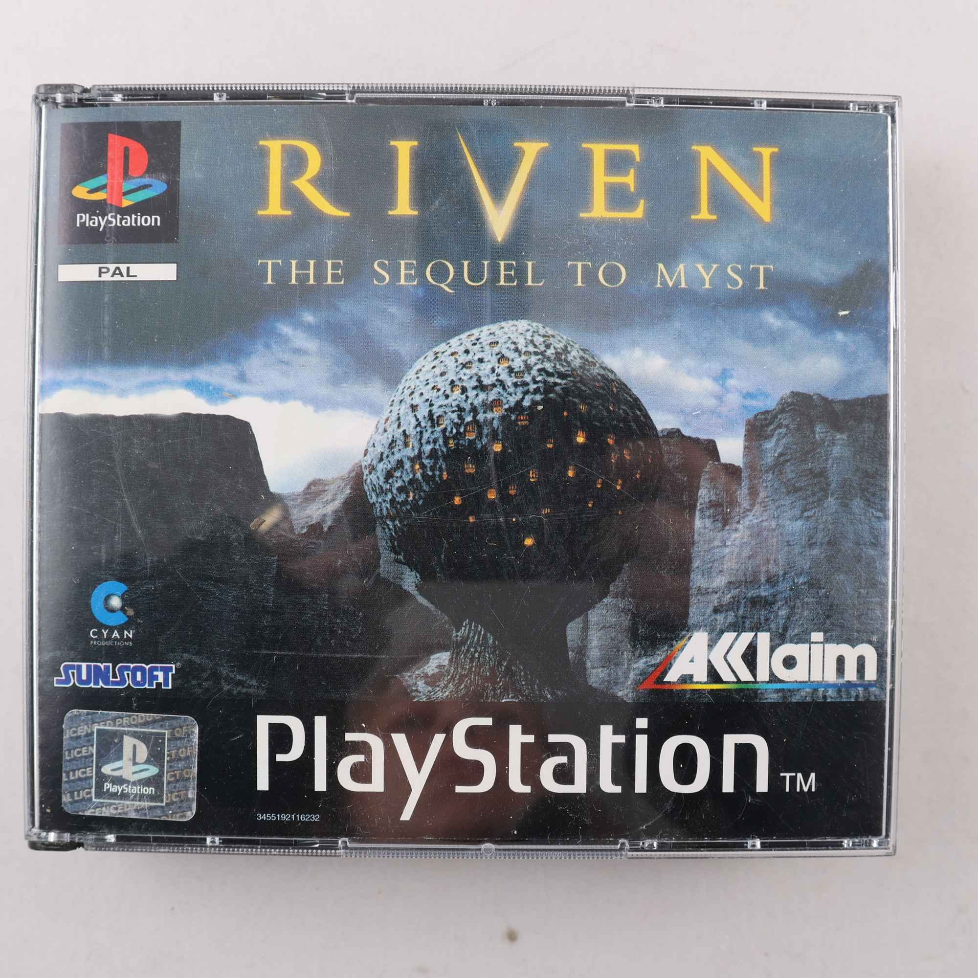 Spel Riven, The Sequel to Myst, PlayStation