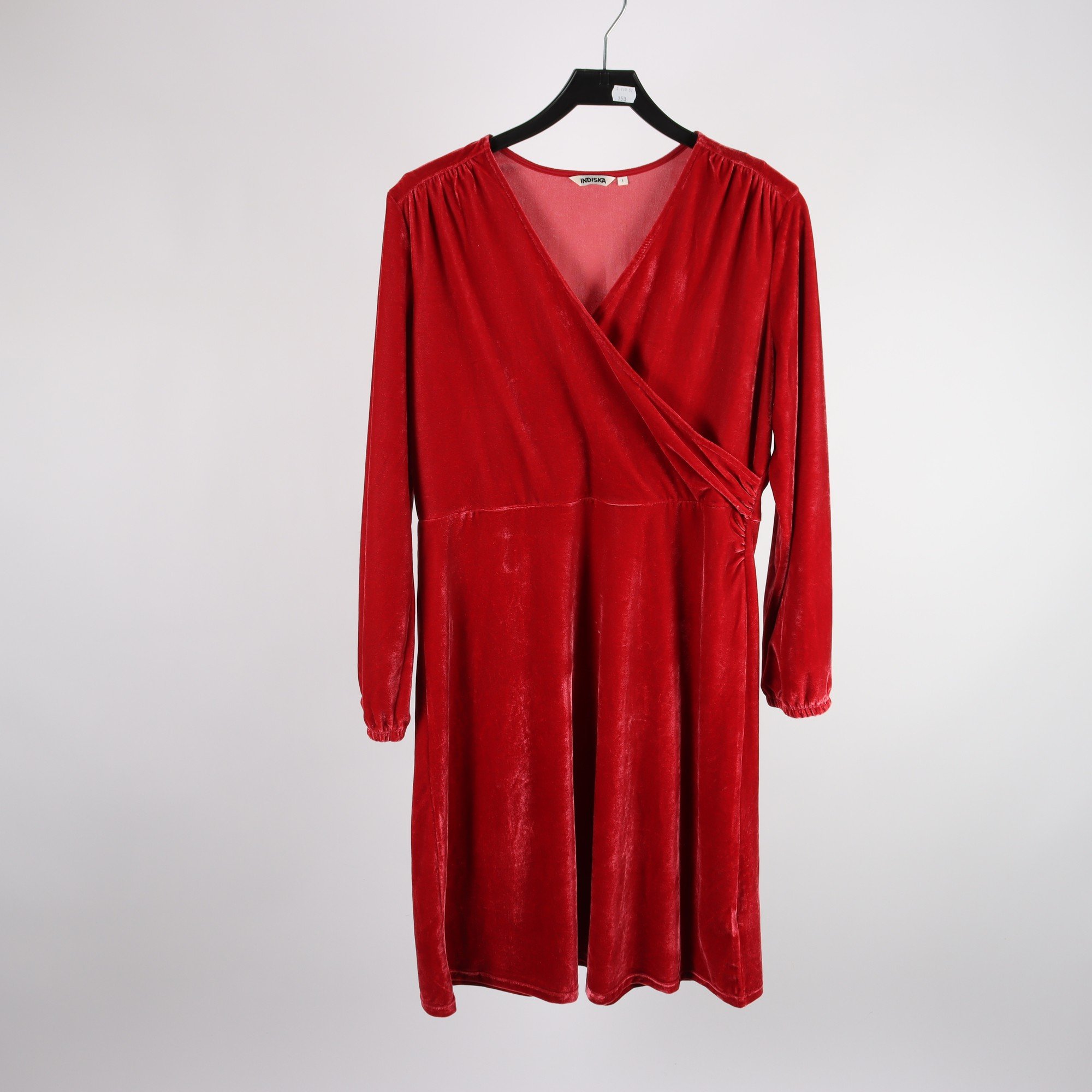 Klänning, Indiska, röd, stl. L