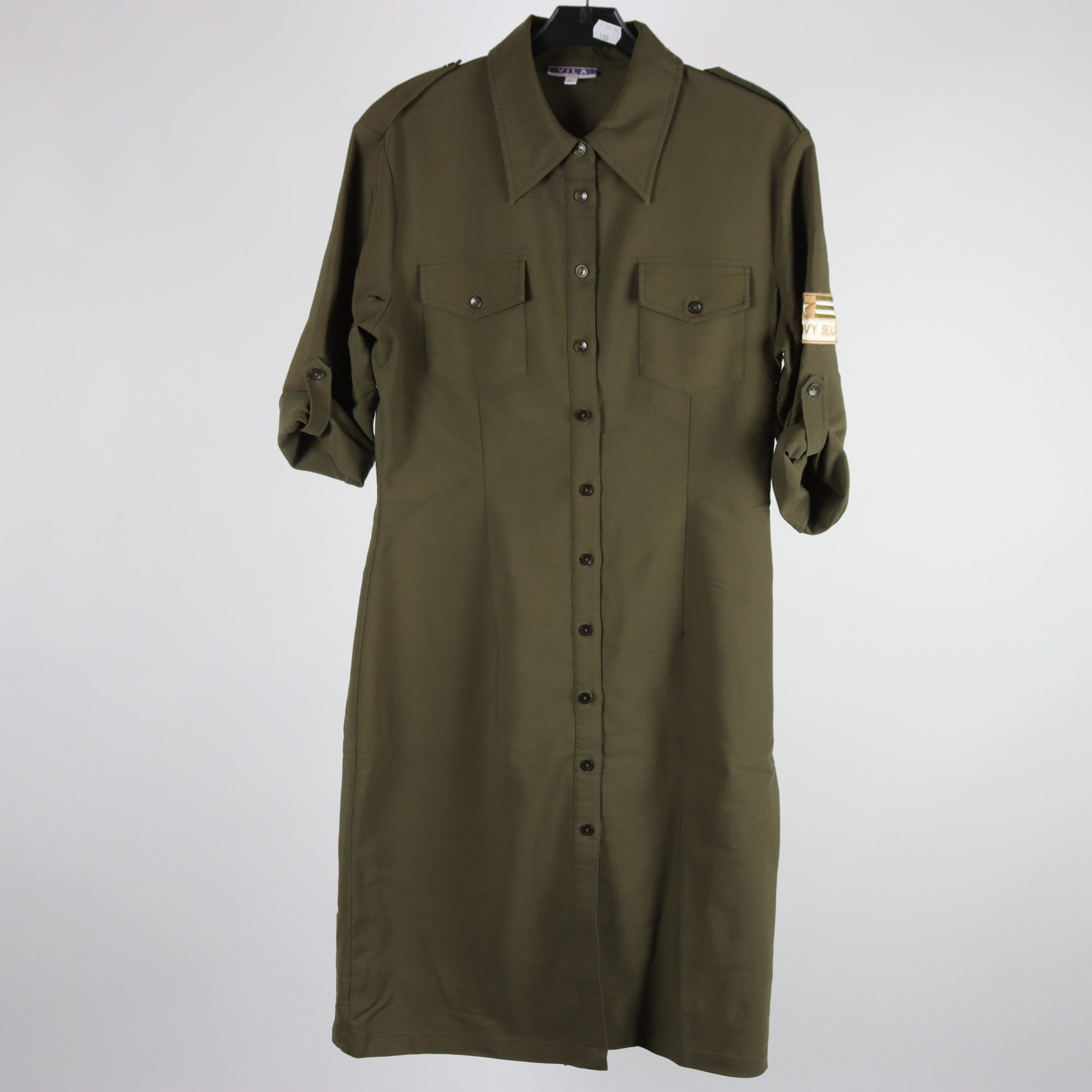 Klänning, Vila, grön, stl. L