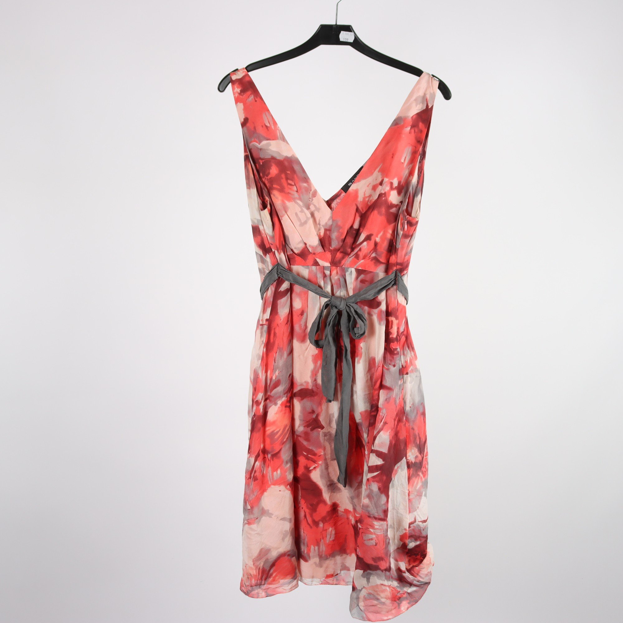 Klänning, Sand, mönstrad, stl. 40