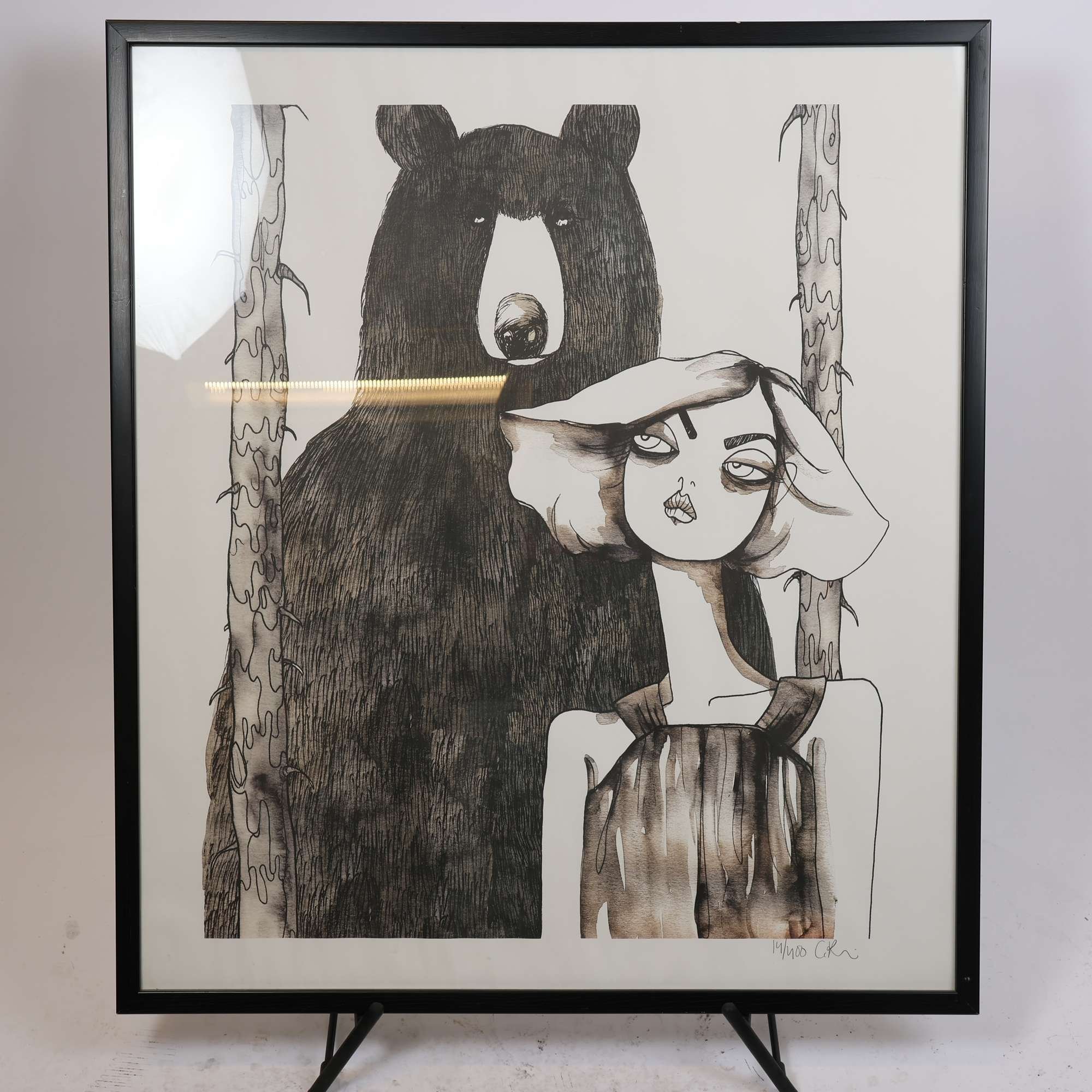 Litografi, Cassandra Rodhin sign, numrerad 14/400. Endast avhämtning