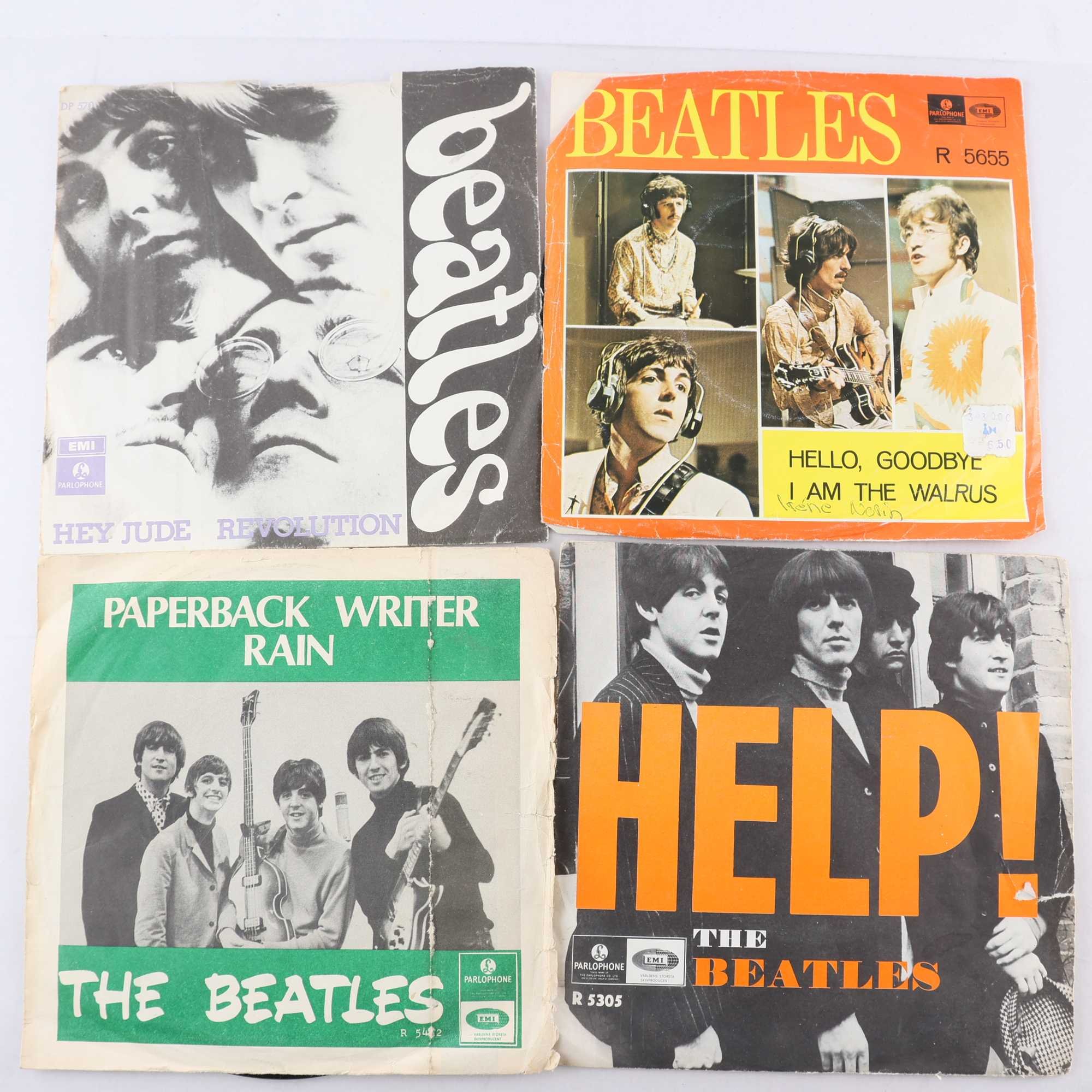 Singel The Beatles, 4 titlar