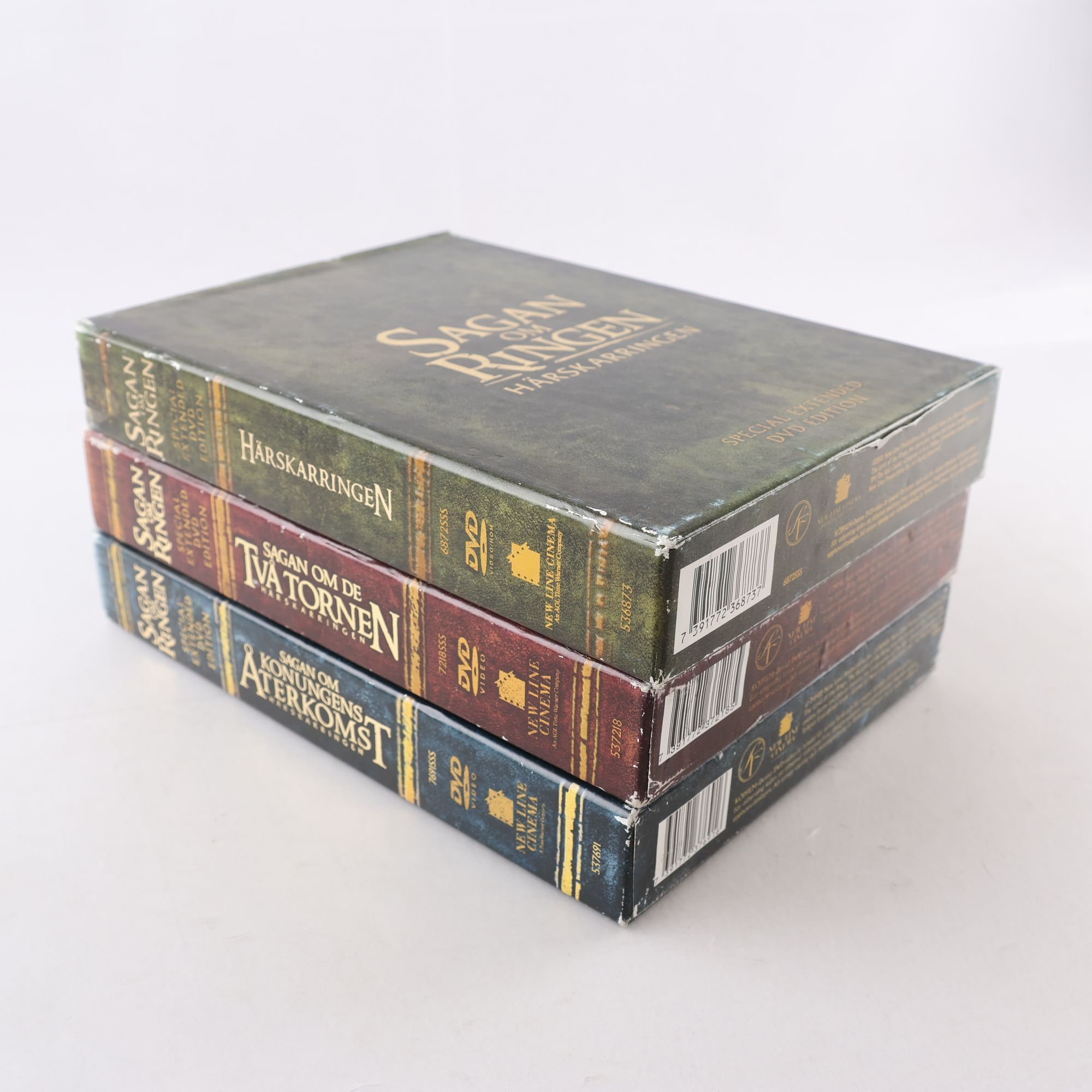 DVD Sagan om ringen, trilogin Extended Edition