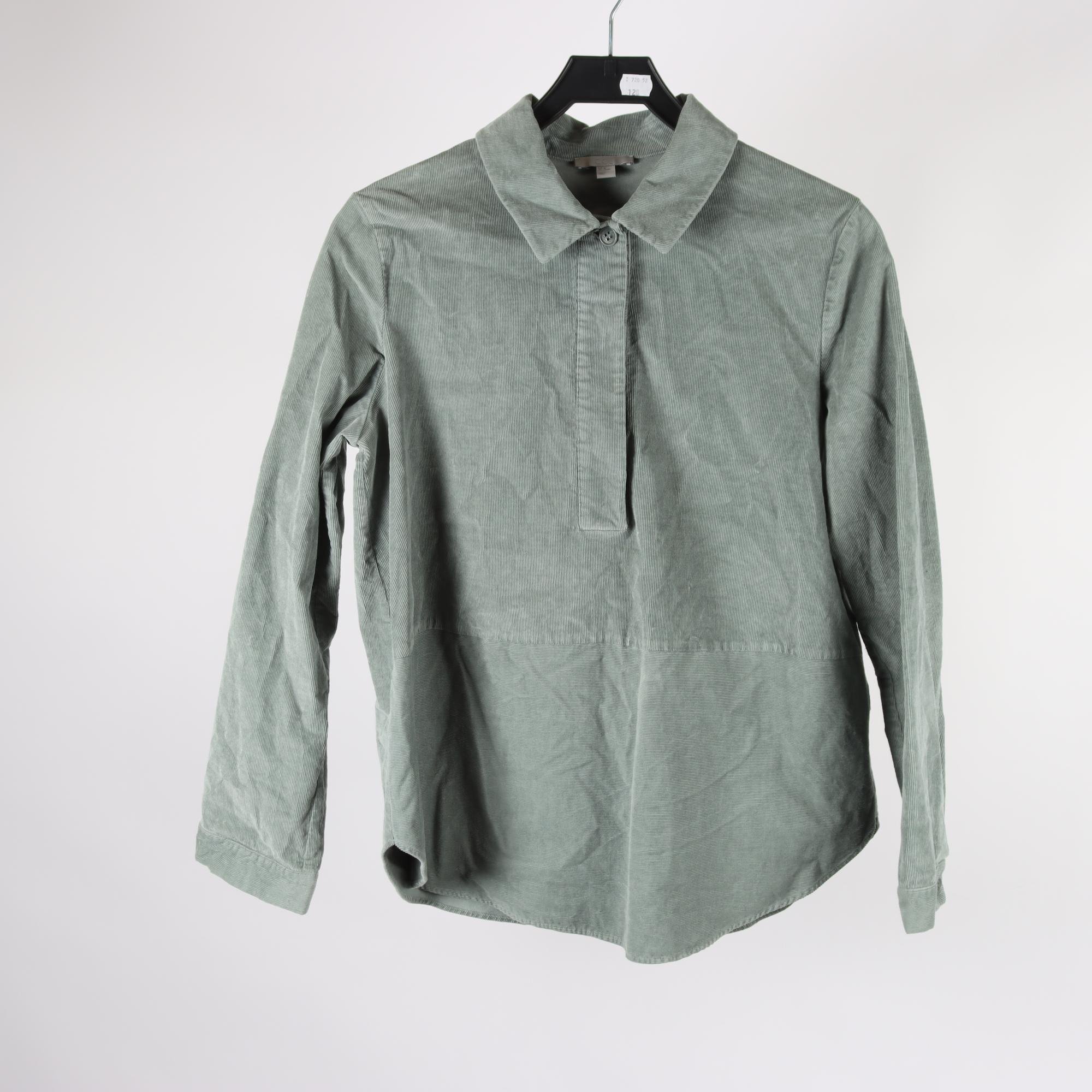 Blus/skjorta, COS, grön, stl. 38