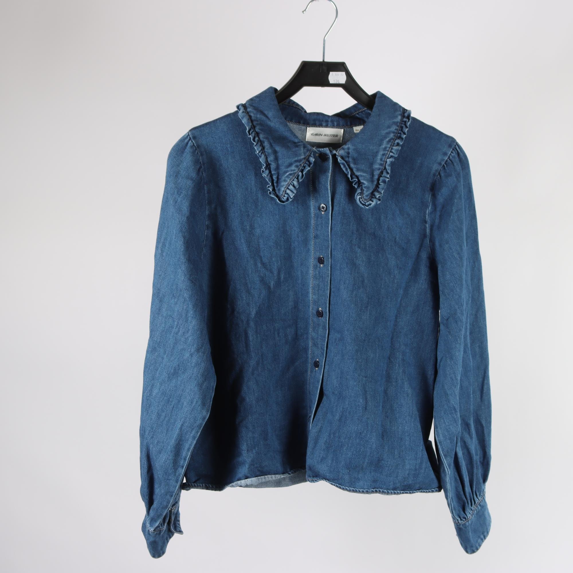 Jeansskjorta, Carin Wester, blå, stl. 40
