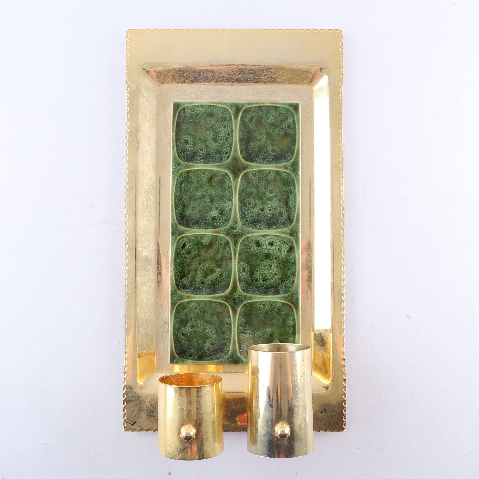 Väggljusstake, As velo, förgylld metall, 1900-tal