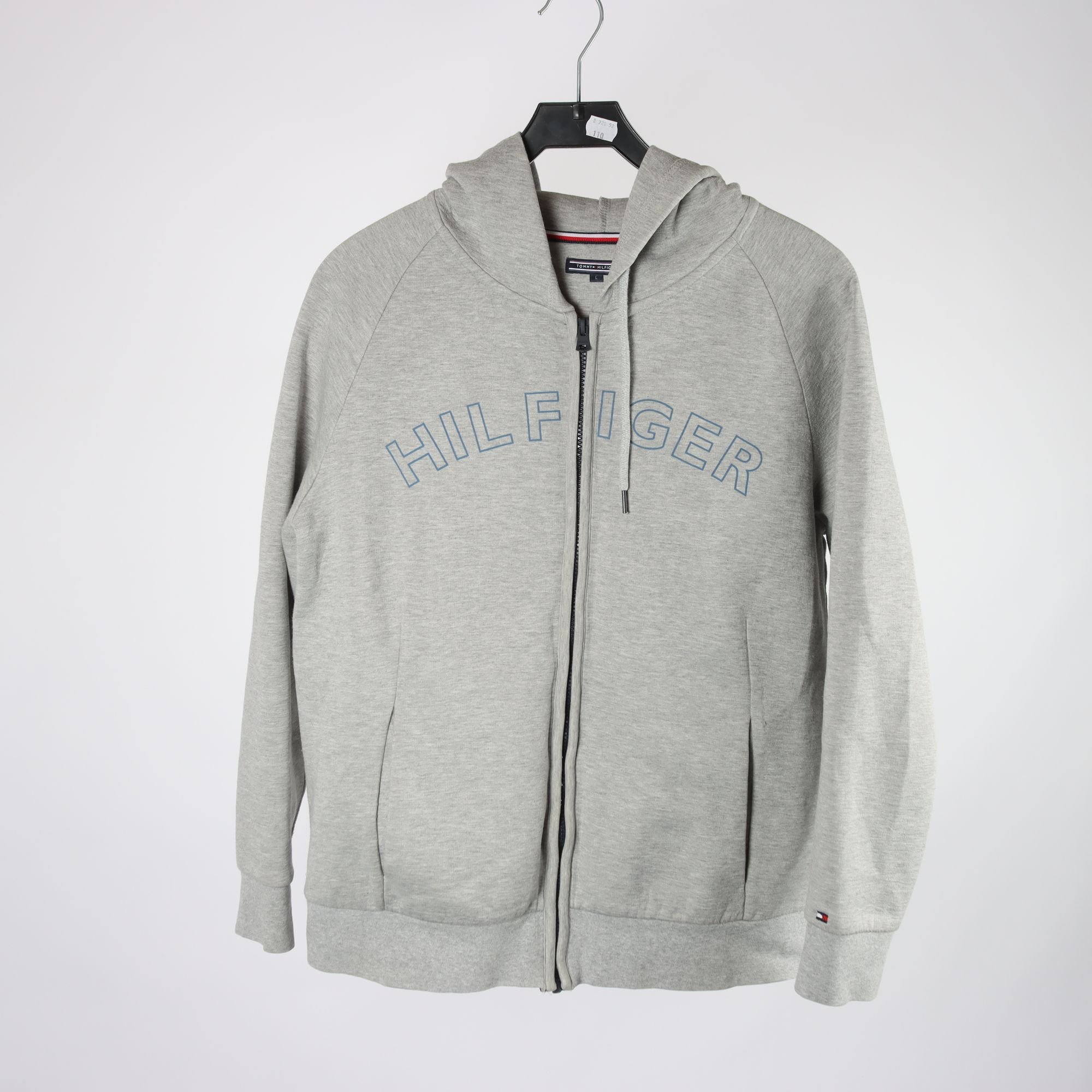 Hoodie, Tommy Hilfiger, grå, stl. L