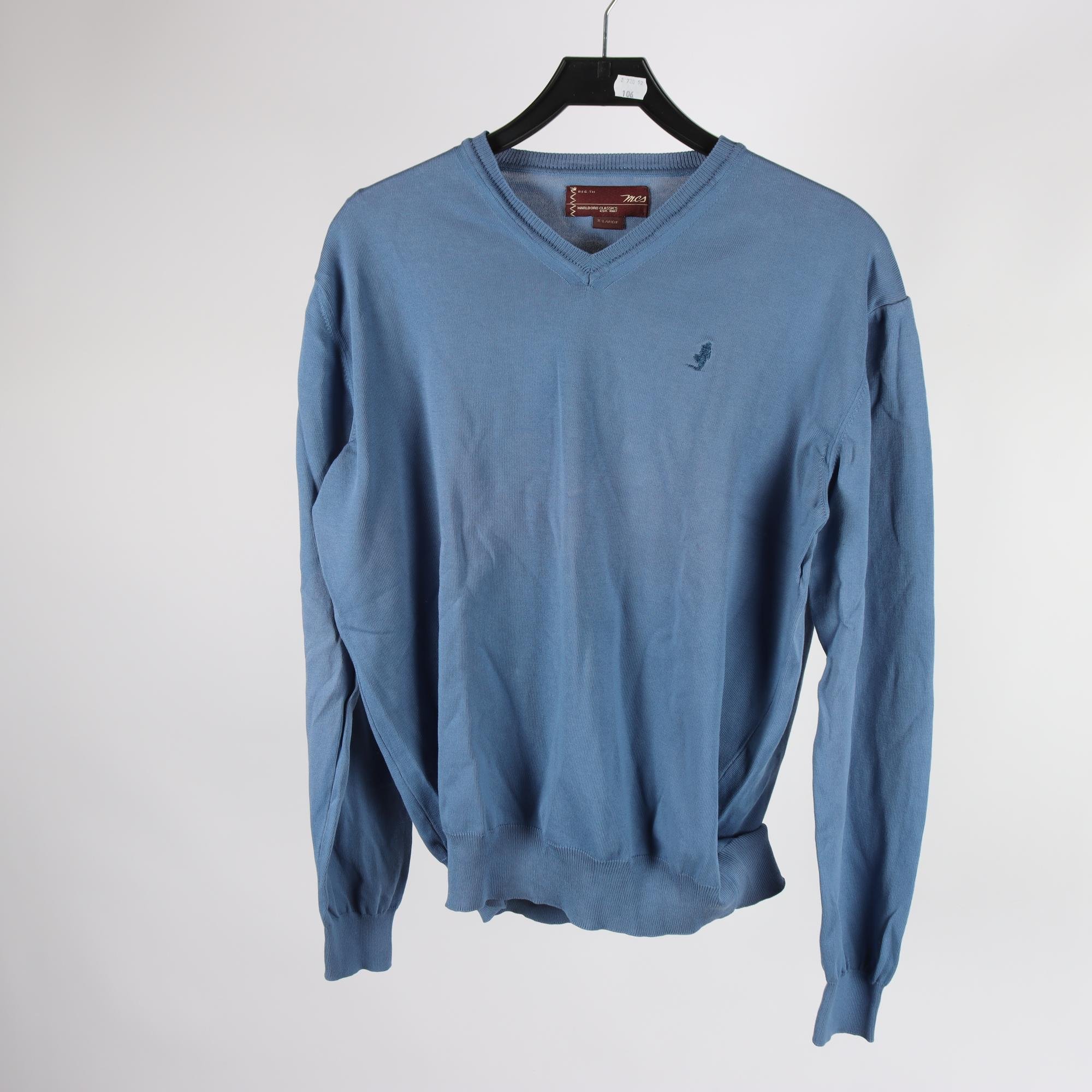 Tröja, Marlboro Classics, blå, stl. XL