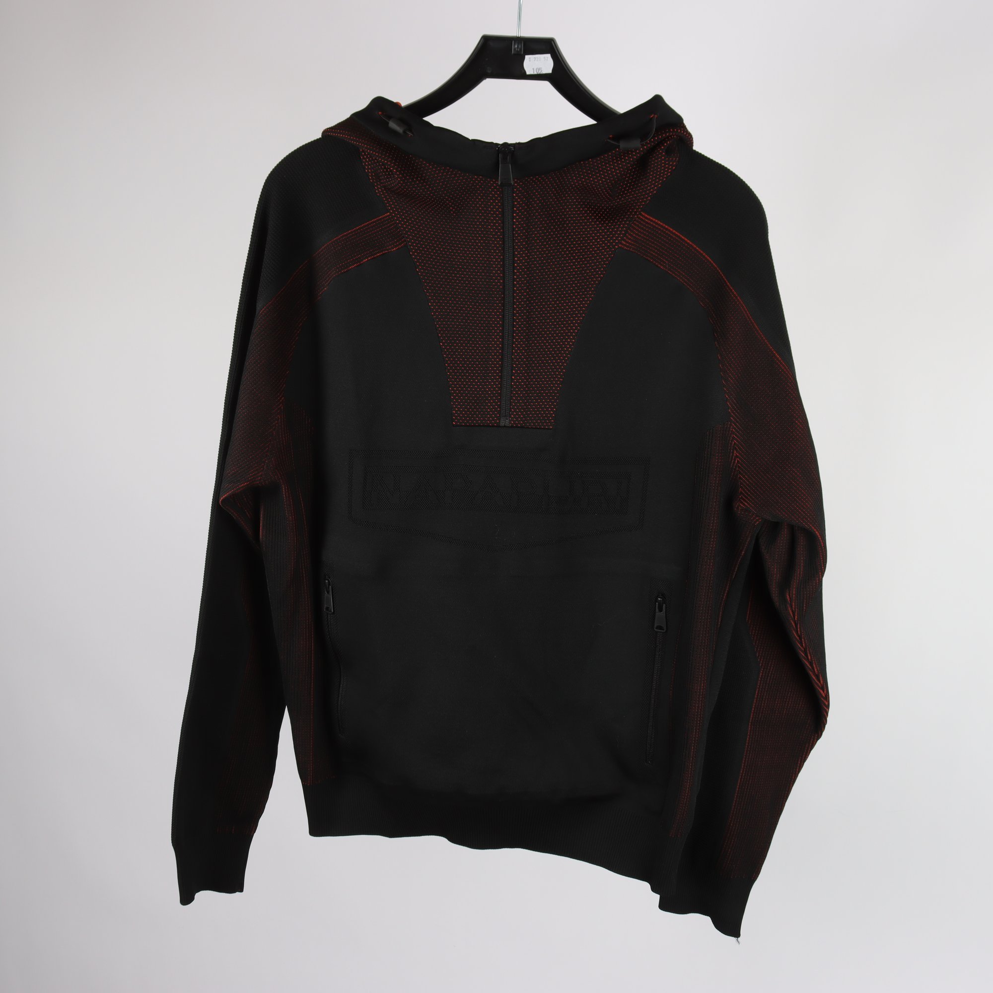 Sporthoodie, Napapijri, svart, stl. L