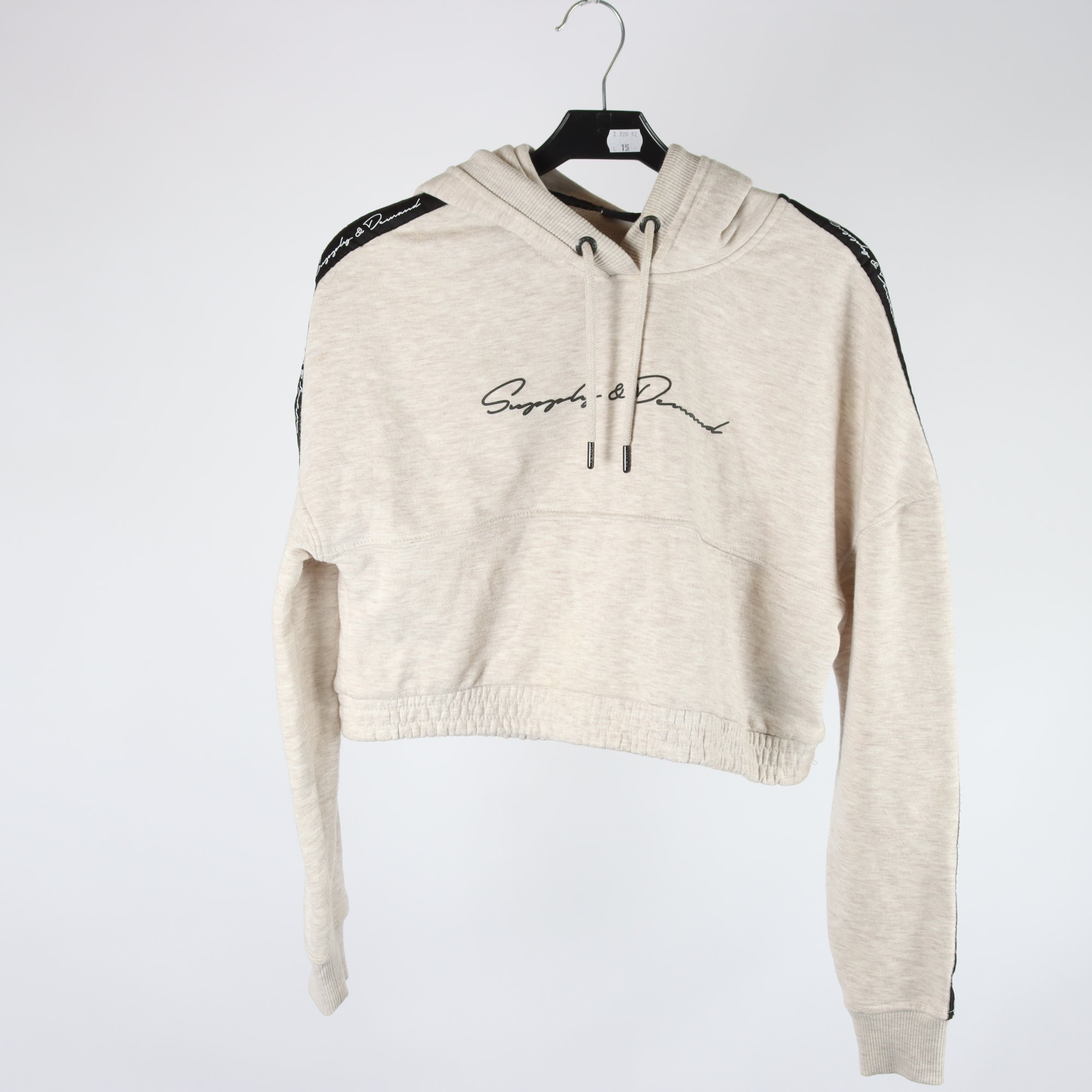Hoodie, Supply & Demand, beige, stl. 36