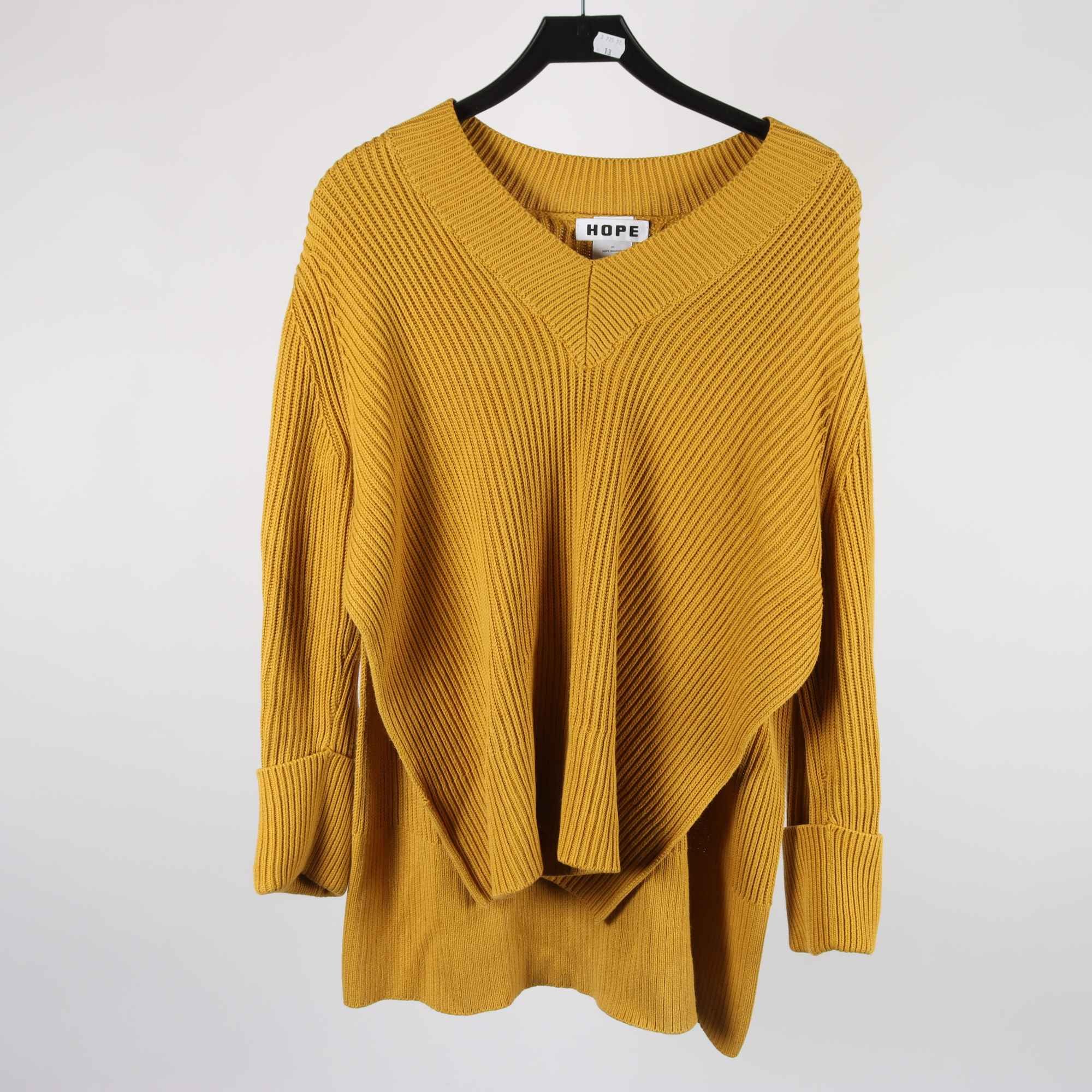 Tröja, Hope, senapsgul, stl. wom 34 / man 42 (oversize)