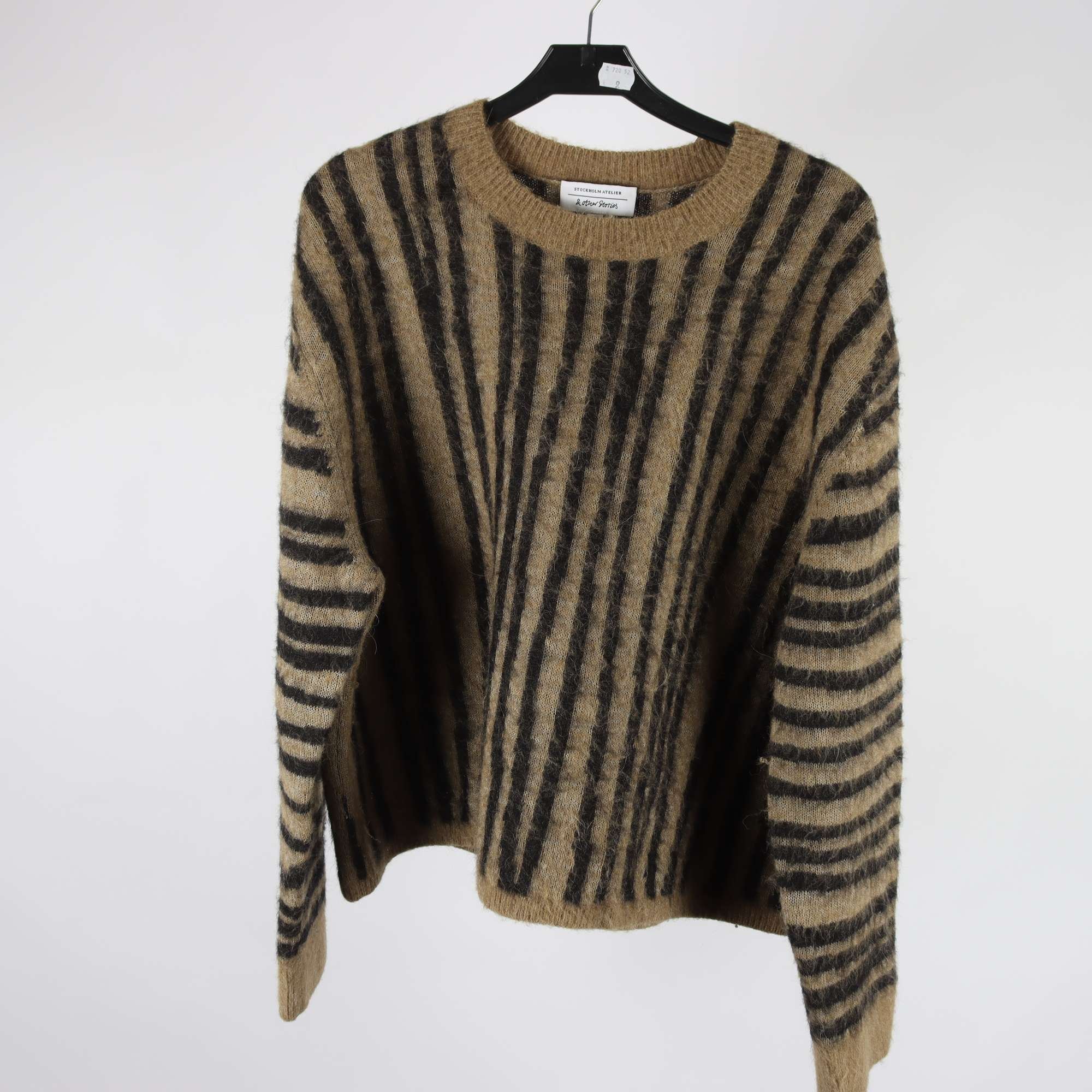 Tröja, &Other Stories, beige, svart, randig, stl. S