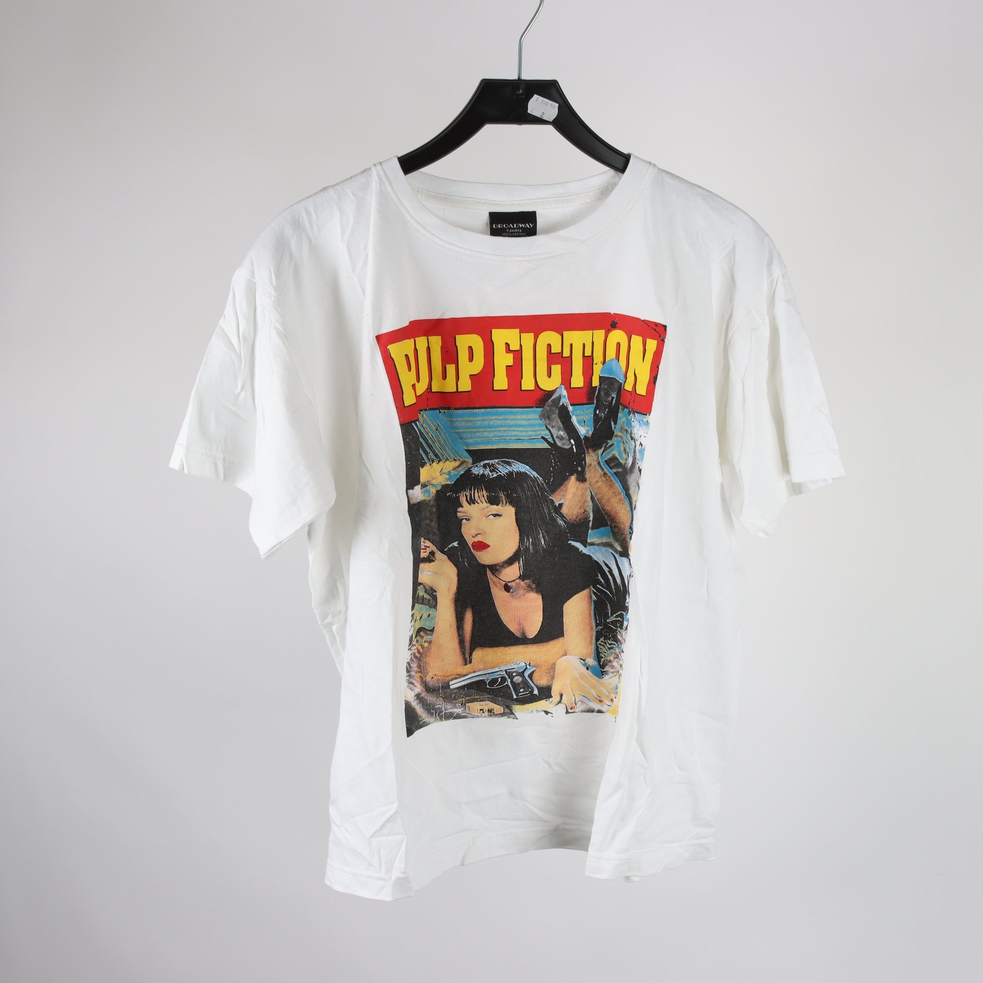 T-shirt, Broadway, Pulp Fiction, vit, stl. L