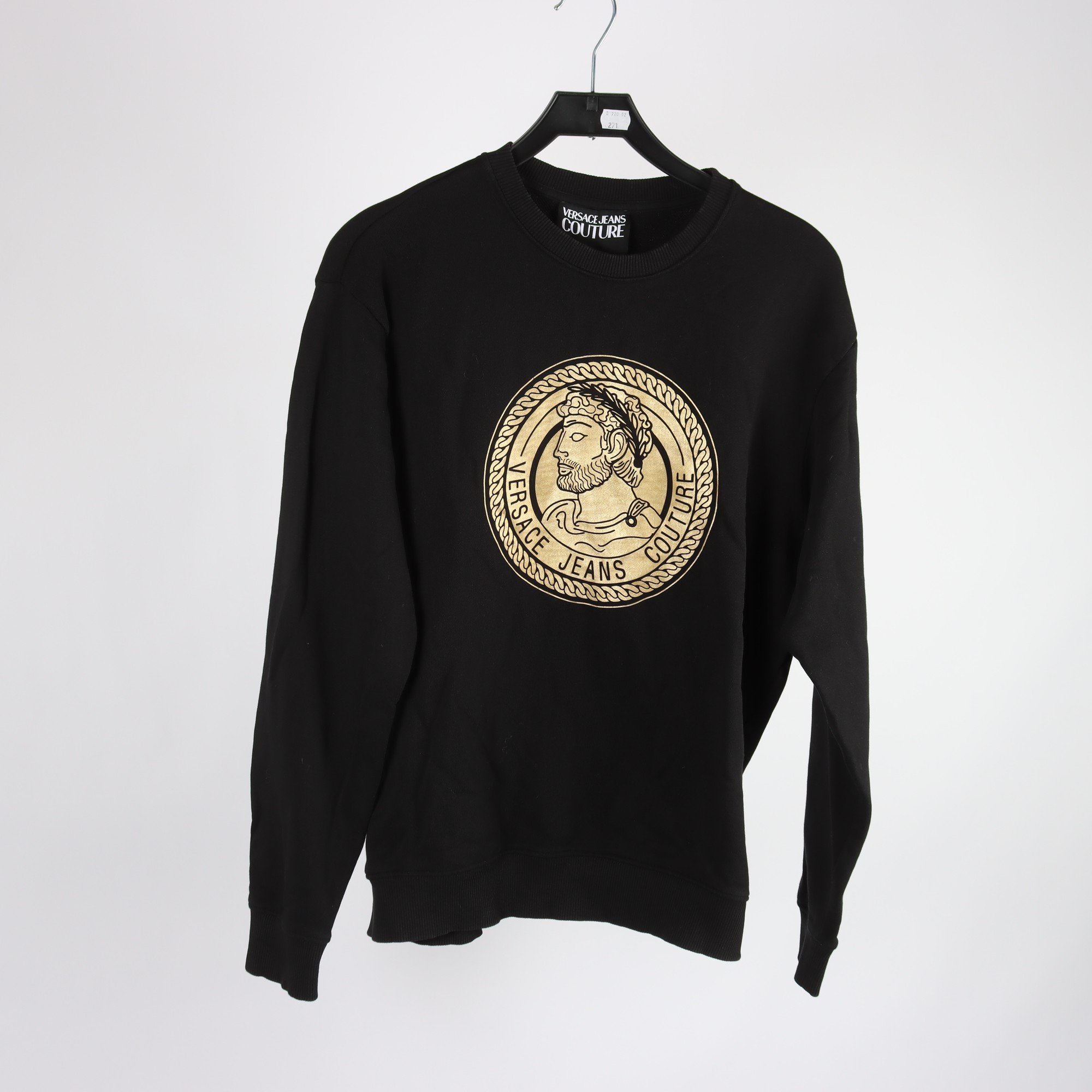Sweatshirt, Versace Jeans Couture, svart, stl. L