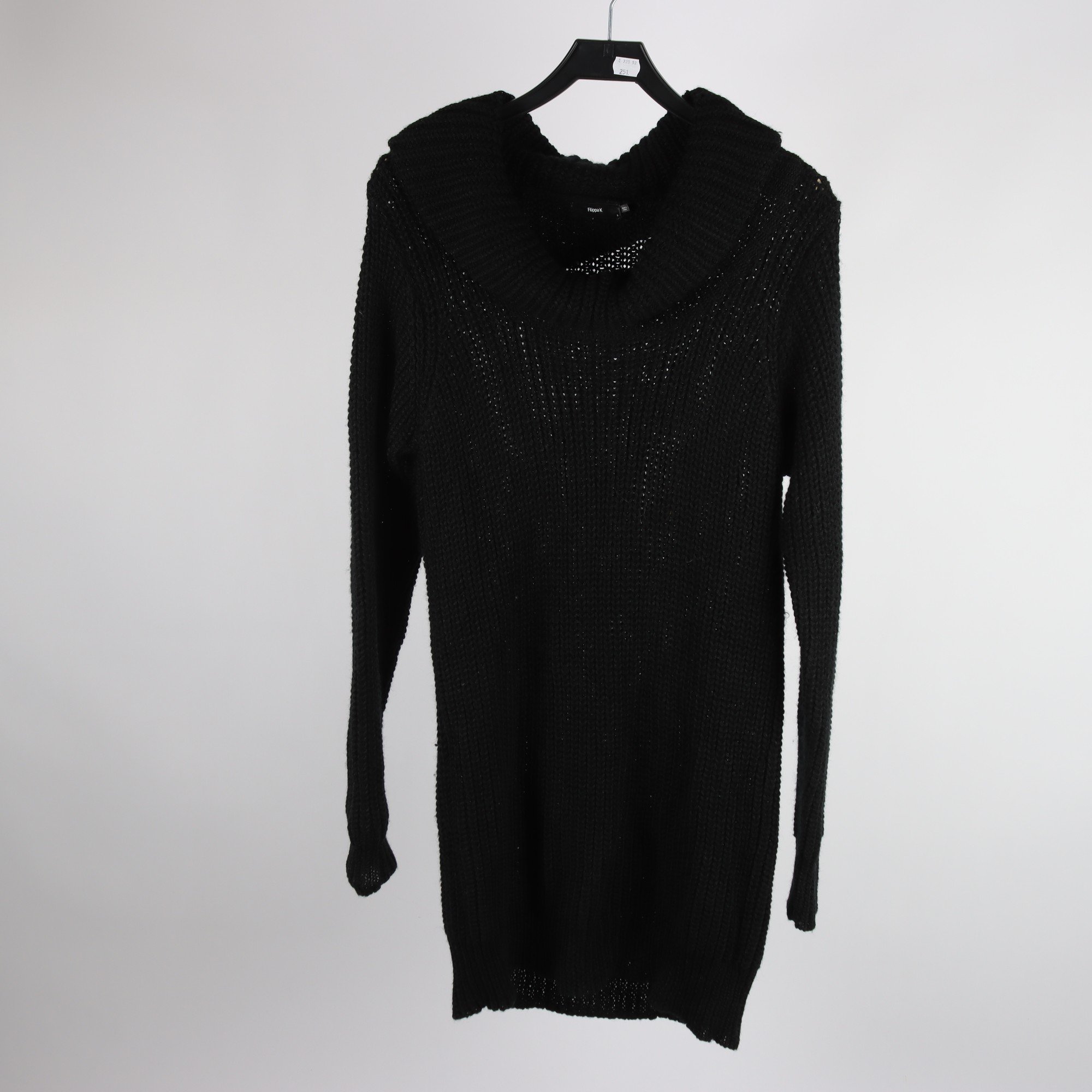 Stickad klänning, Filippa K, svart, stl. S