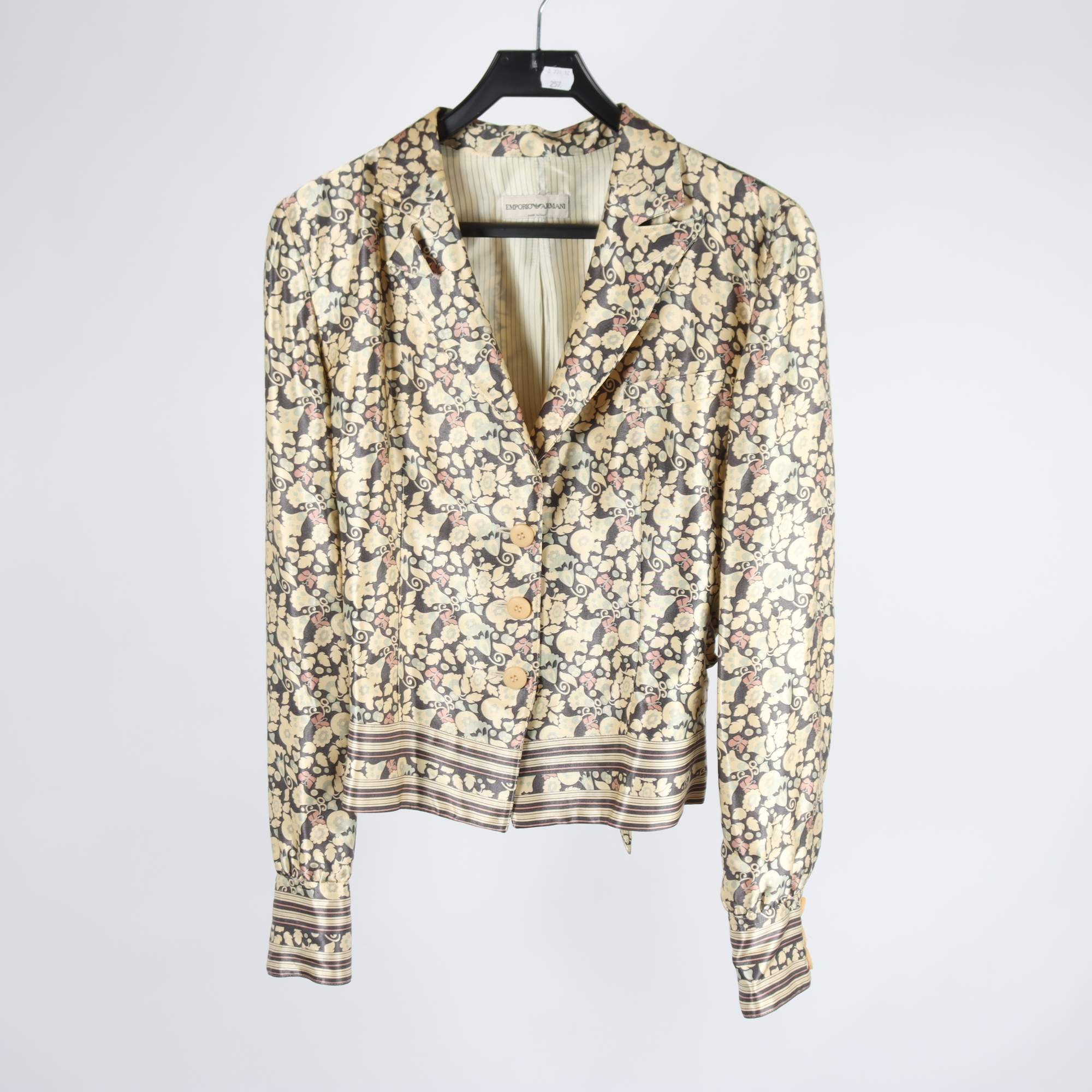 Kavaj/jacka, Emporio Armani, mönstrad, stl. 40