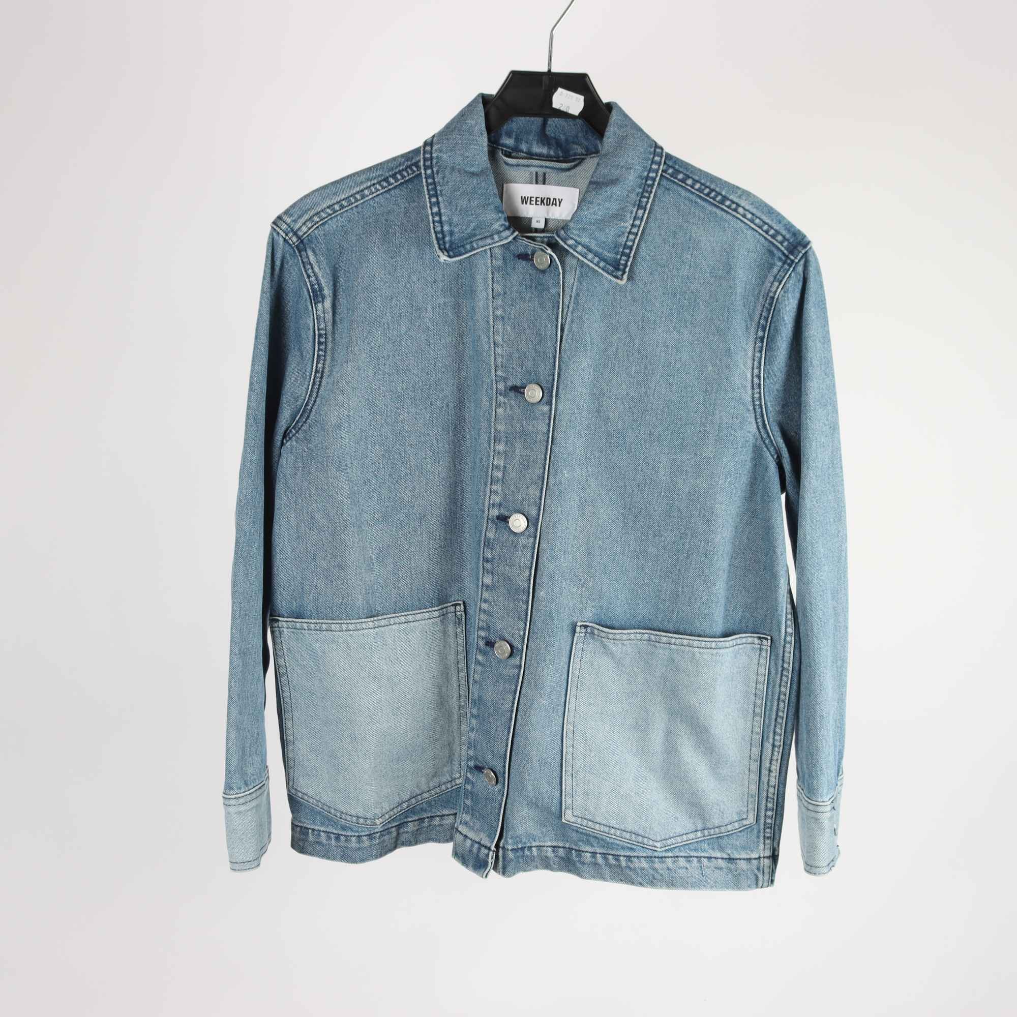 Jeansjacka/overshirt, Weekday, blå, stl. XS