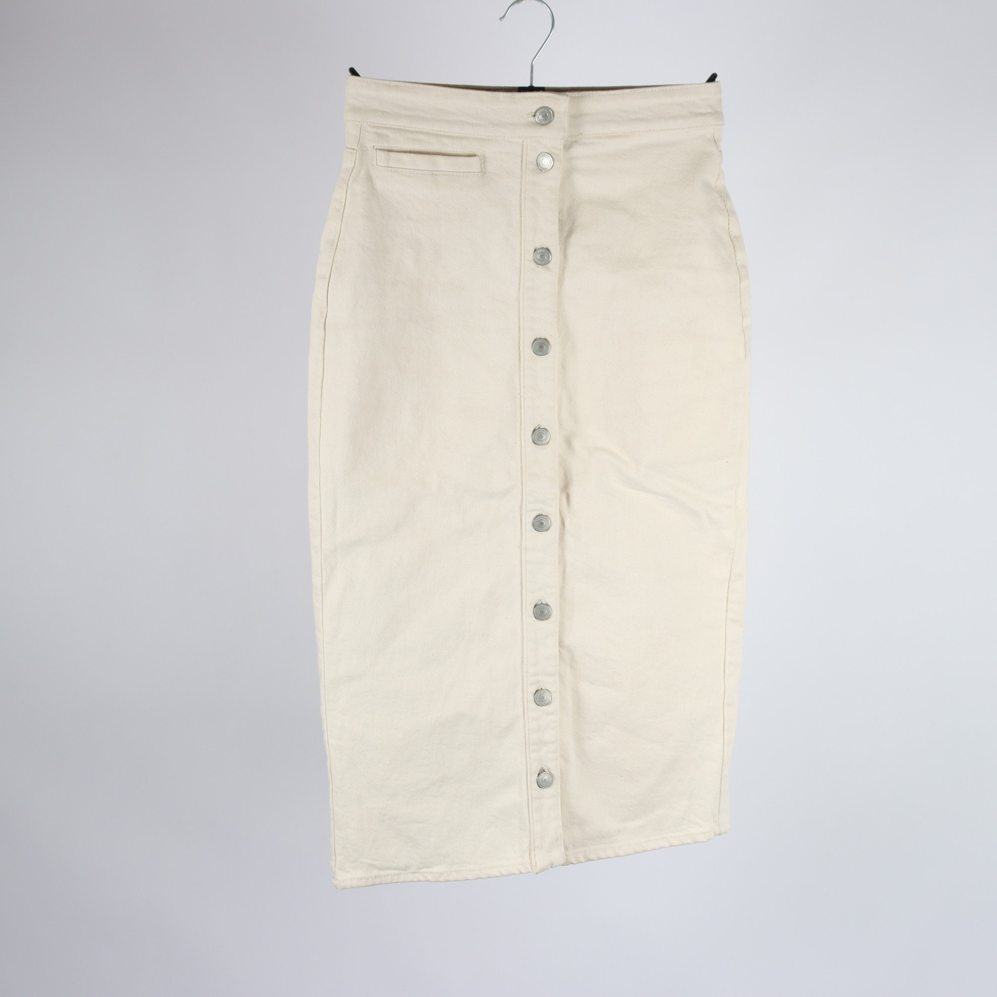 Jeanskjol, Dagmar, offwhite, stl. 34