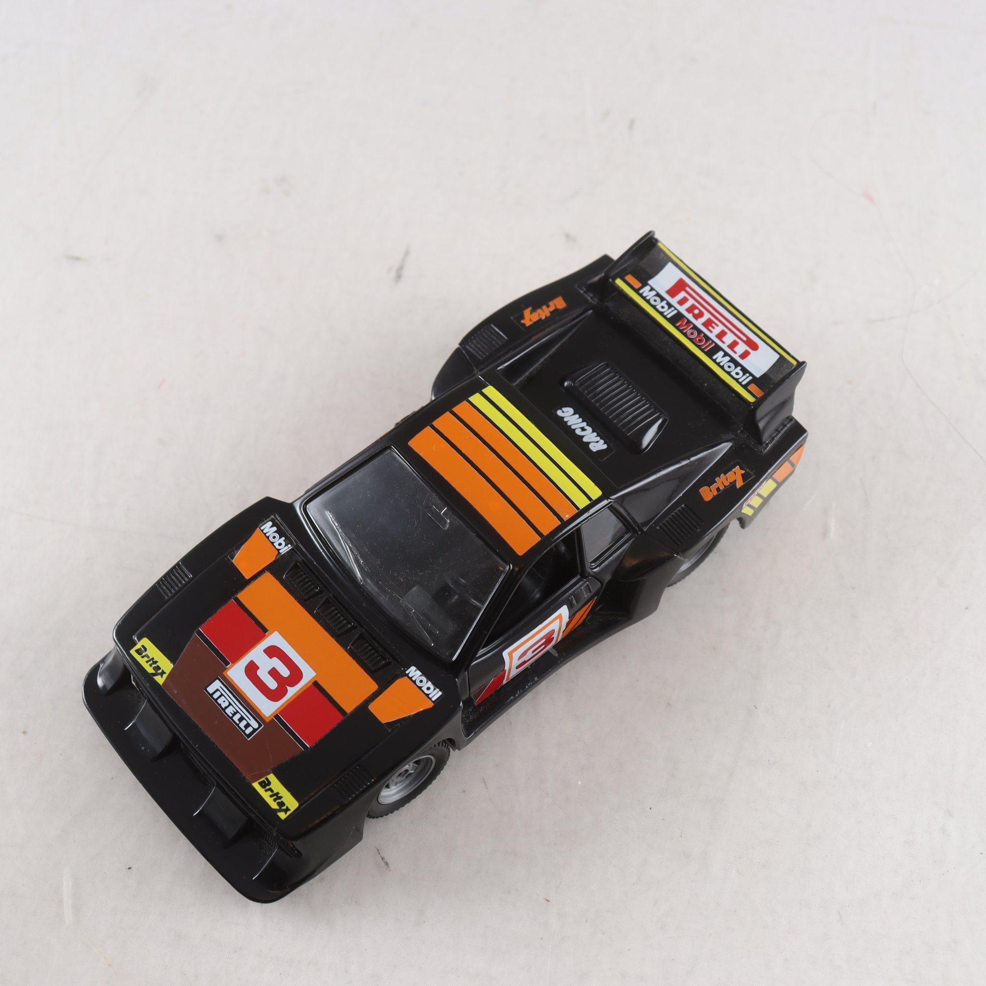 Sportbil, Lancia beta montecarlo, polistil, fr 80 talet, 17 cm.