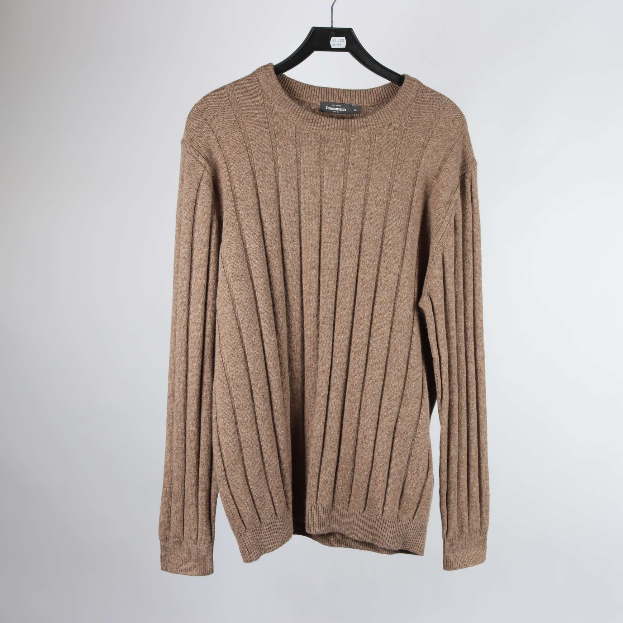 Stickad tröja, Dressmann, stl. XL