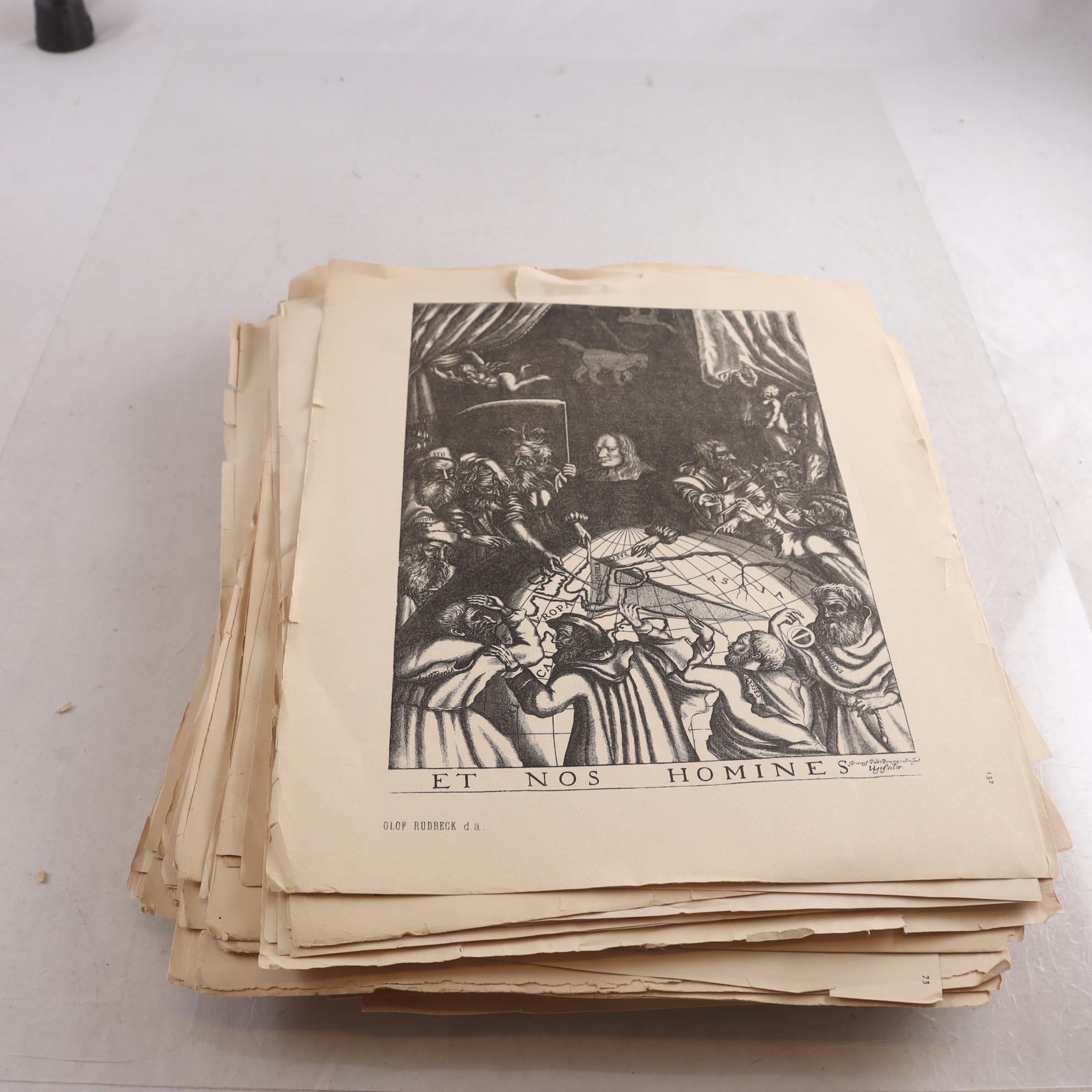 Lösa blad, grafiska tryck, historiska personer, Sverige. Samfraktas ej.