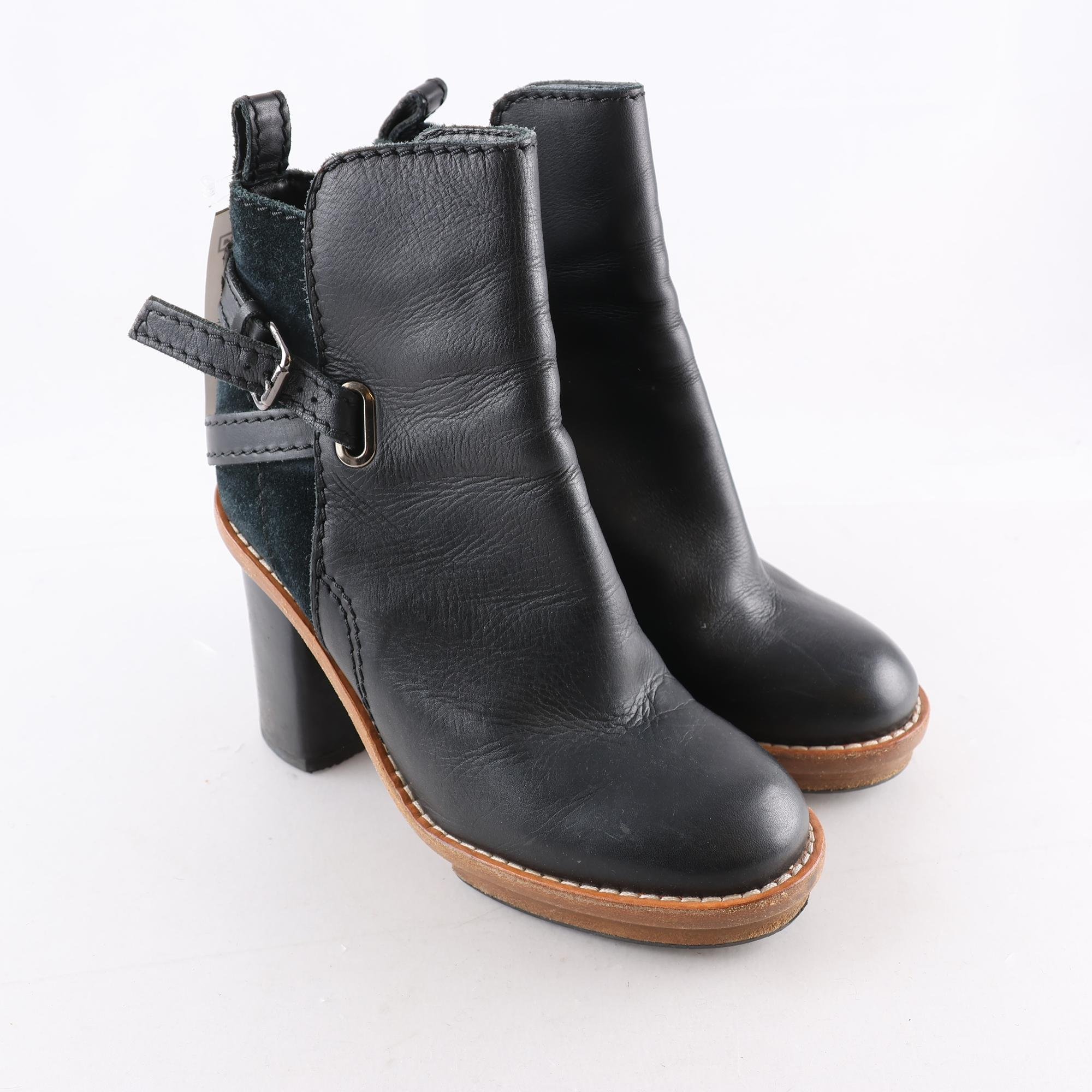 Ankelboots, Acne, svart, stl. 35