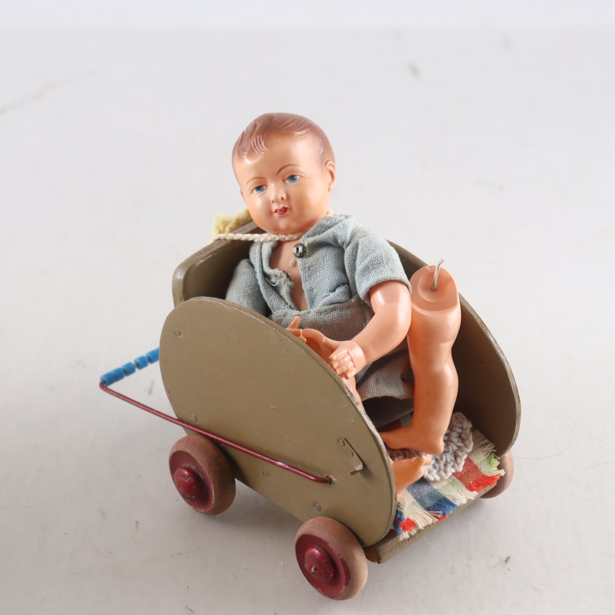 Docka, Fransk celluloid, 1910 talet petit colin