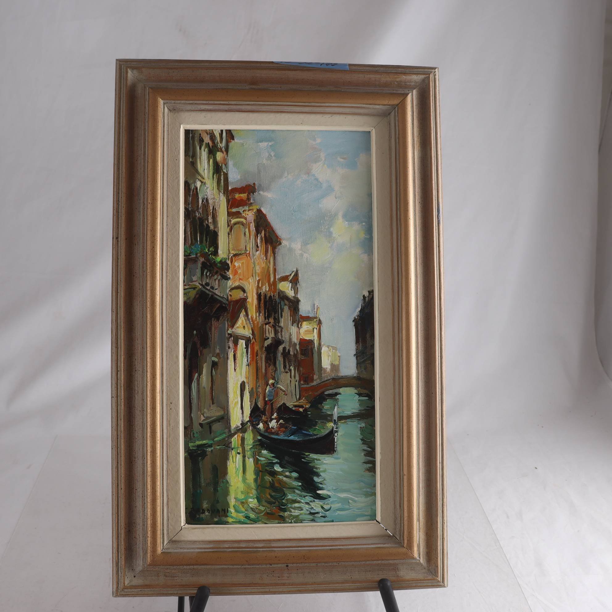 Olja på duk, Venedig, Carlo Padovani, signerad. Samfraktas ej.