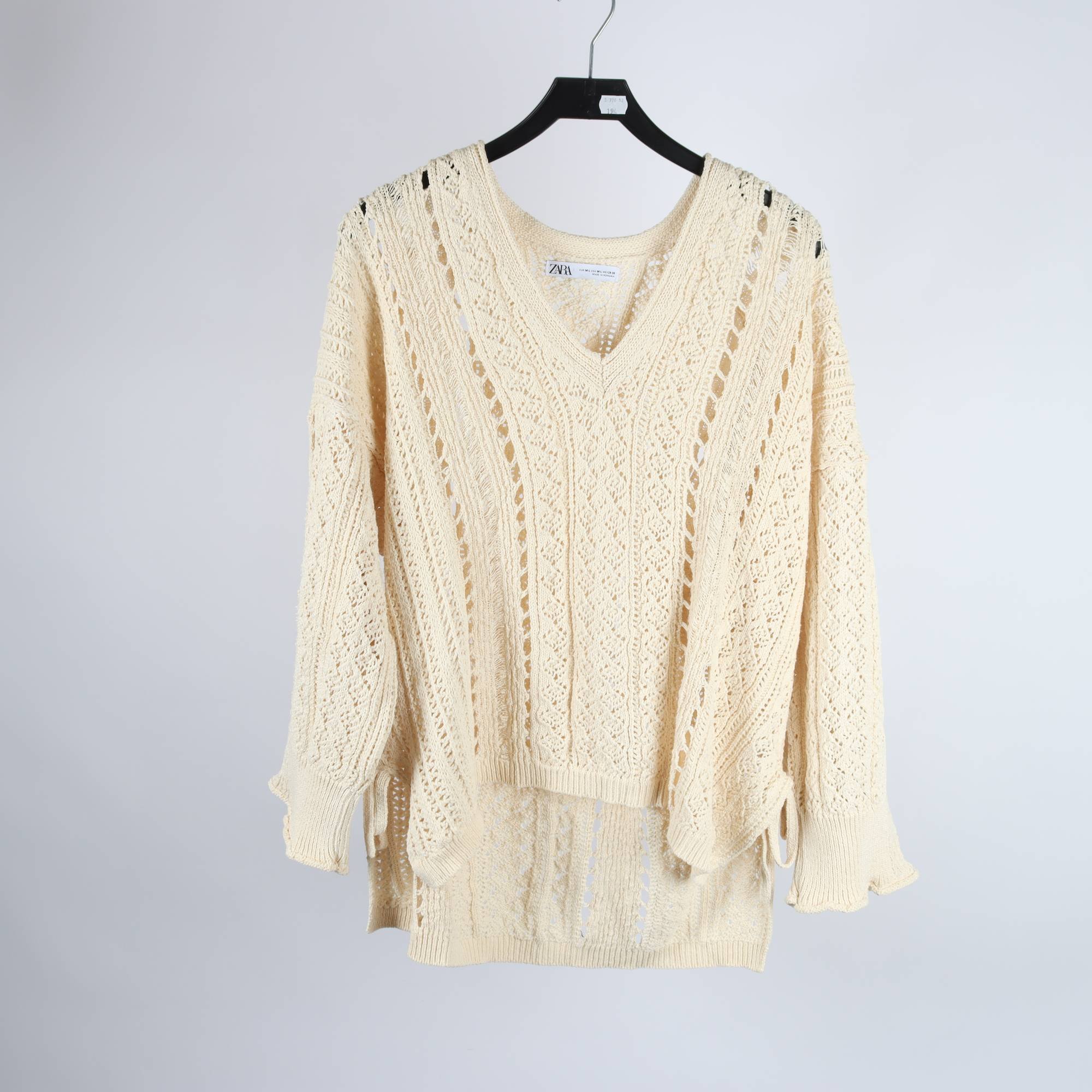 Tröja, Zara, beige, stl. M/L