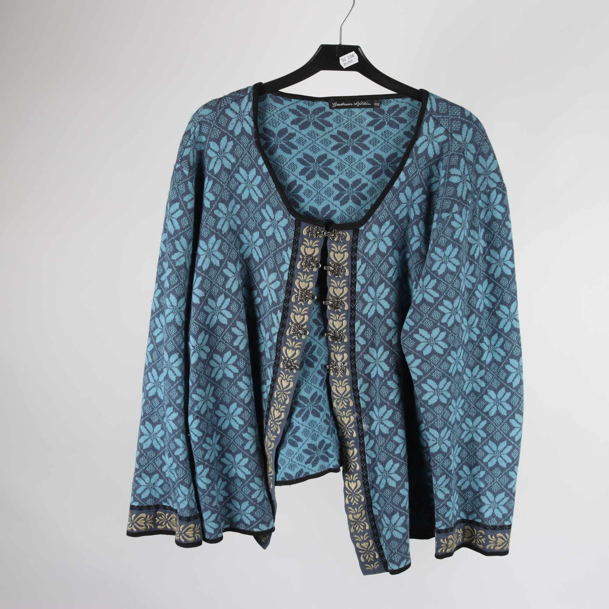 Stickad kofta, Gudrun Sjödén, stl. XXL