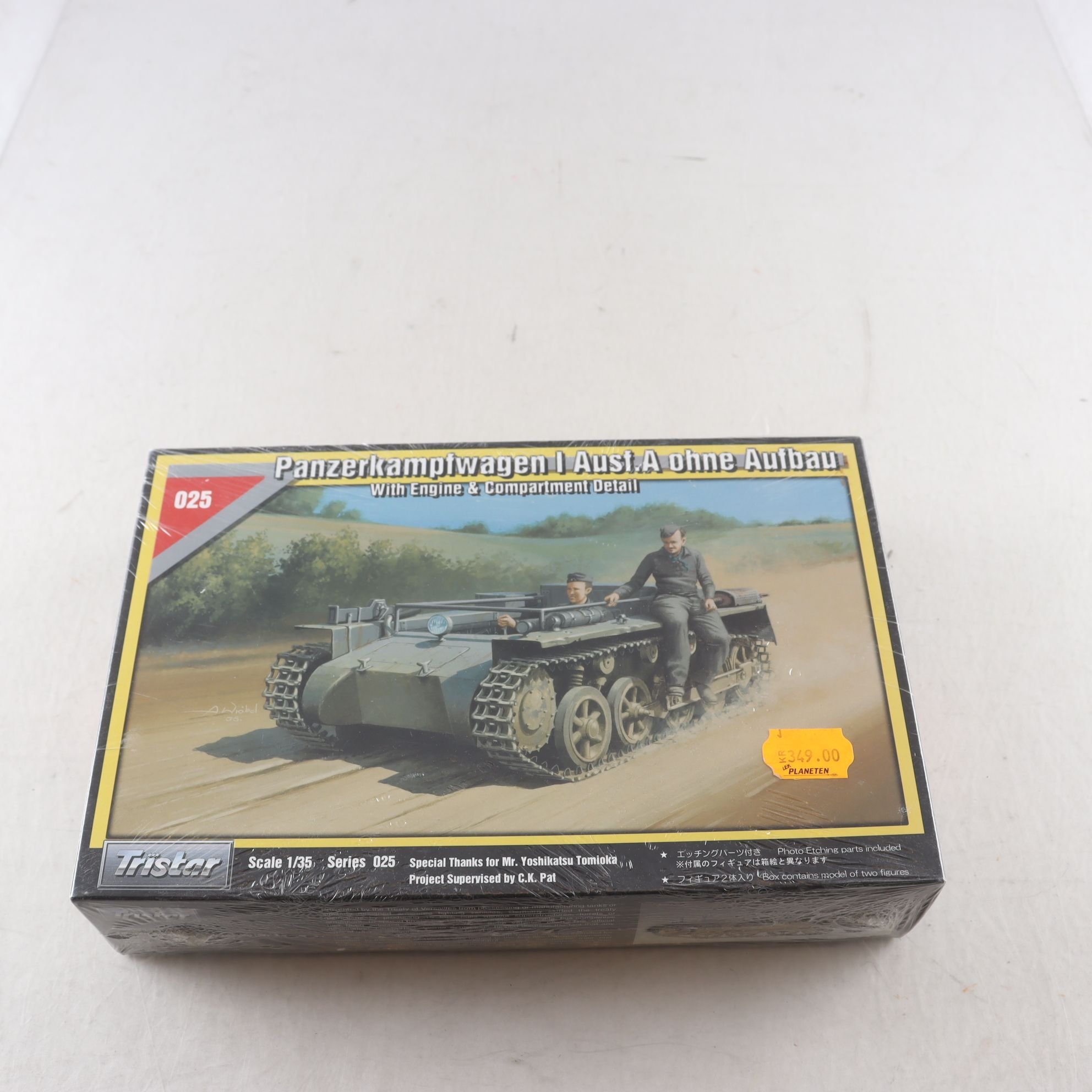 Byggsats, panzerkampfwagen, tristan.