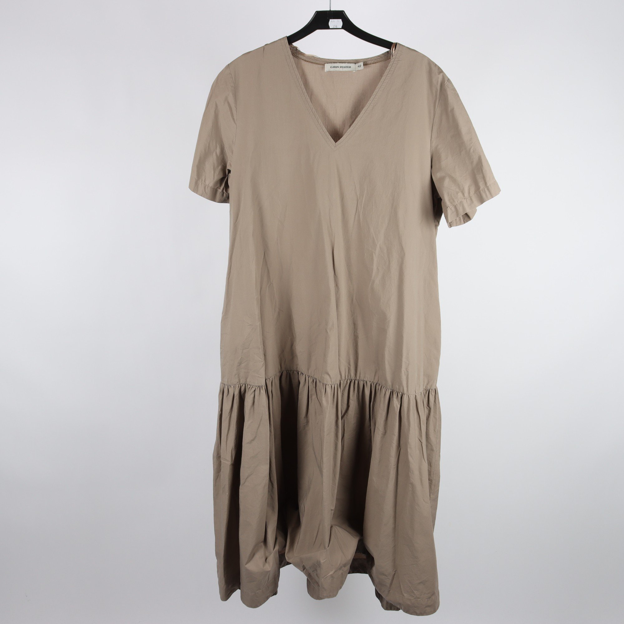 Klänning, Carin Wester, brun, stl. 42.