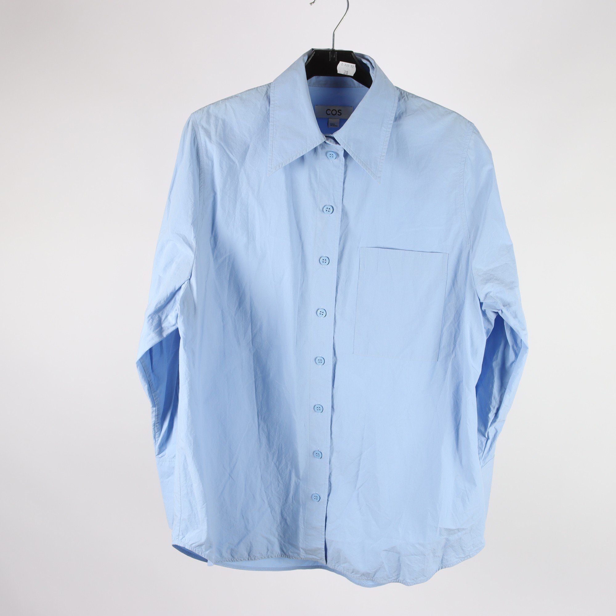 Blus, COS, blå, stl. 38