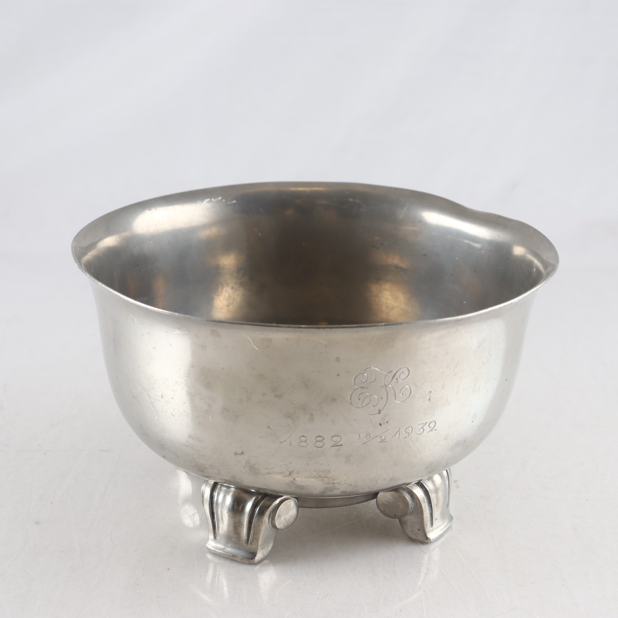 Skål, tenn, 1931, Art Deco