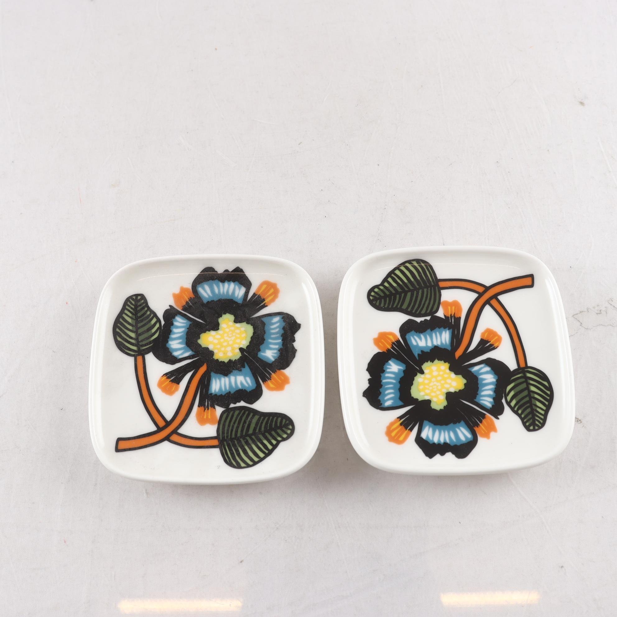 Fat, porslin, Tiara, Marimekko, 2 st