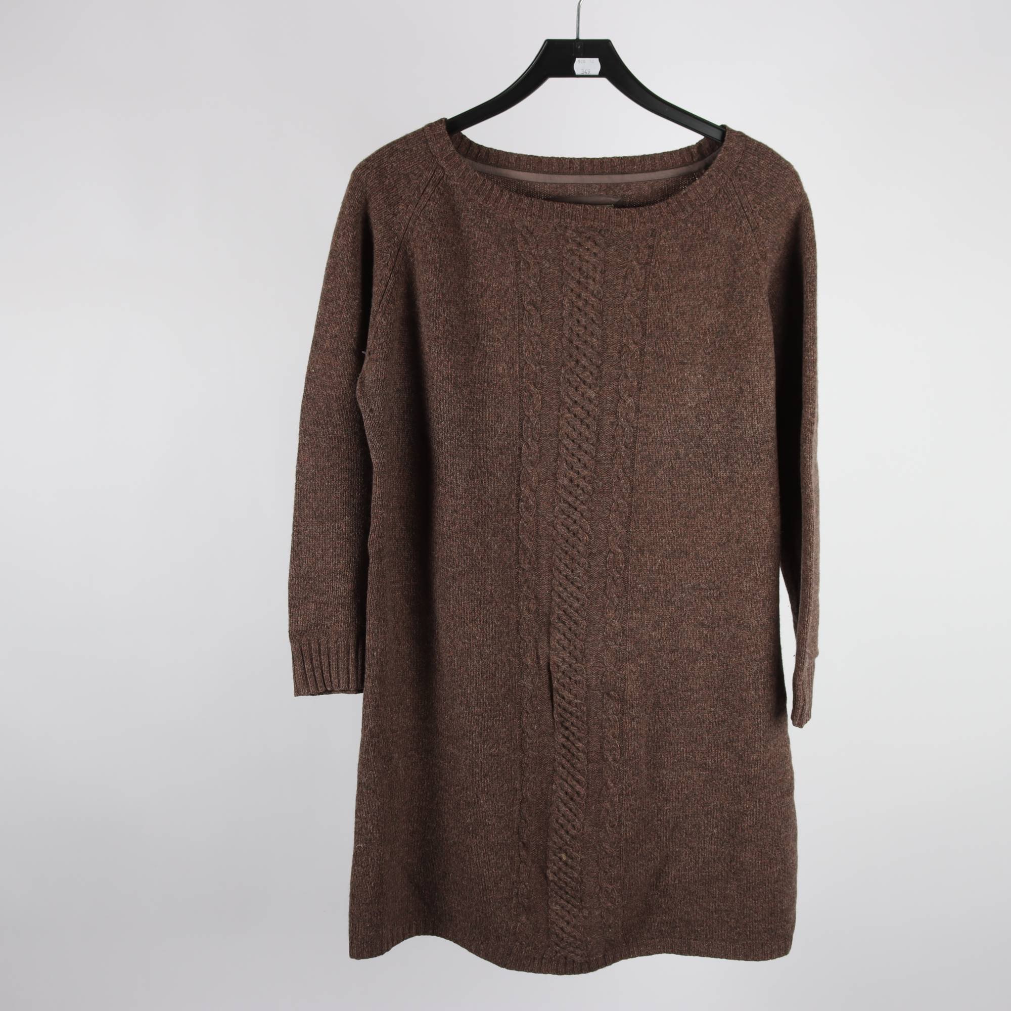 Klänning, Lexington, brun, lammull, stl. XL.