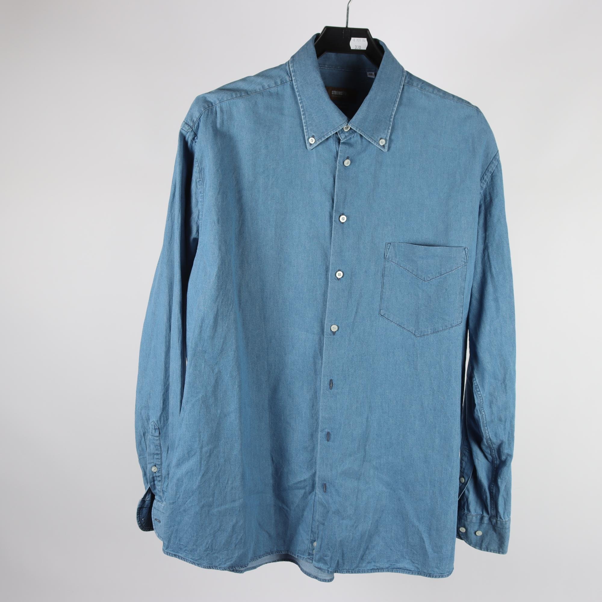 Skjorta, Ströms, blå, stl. 43 (XL)