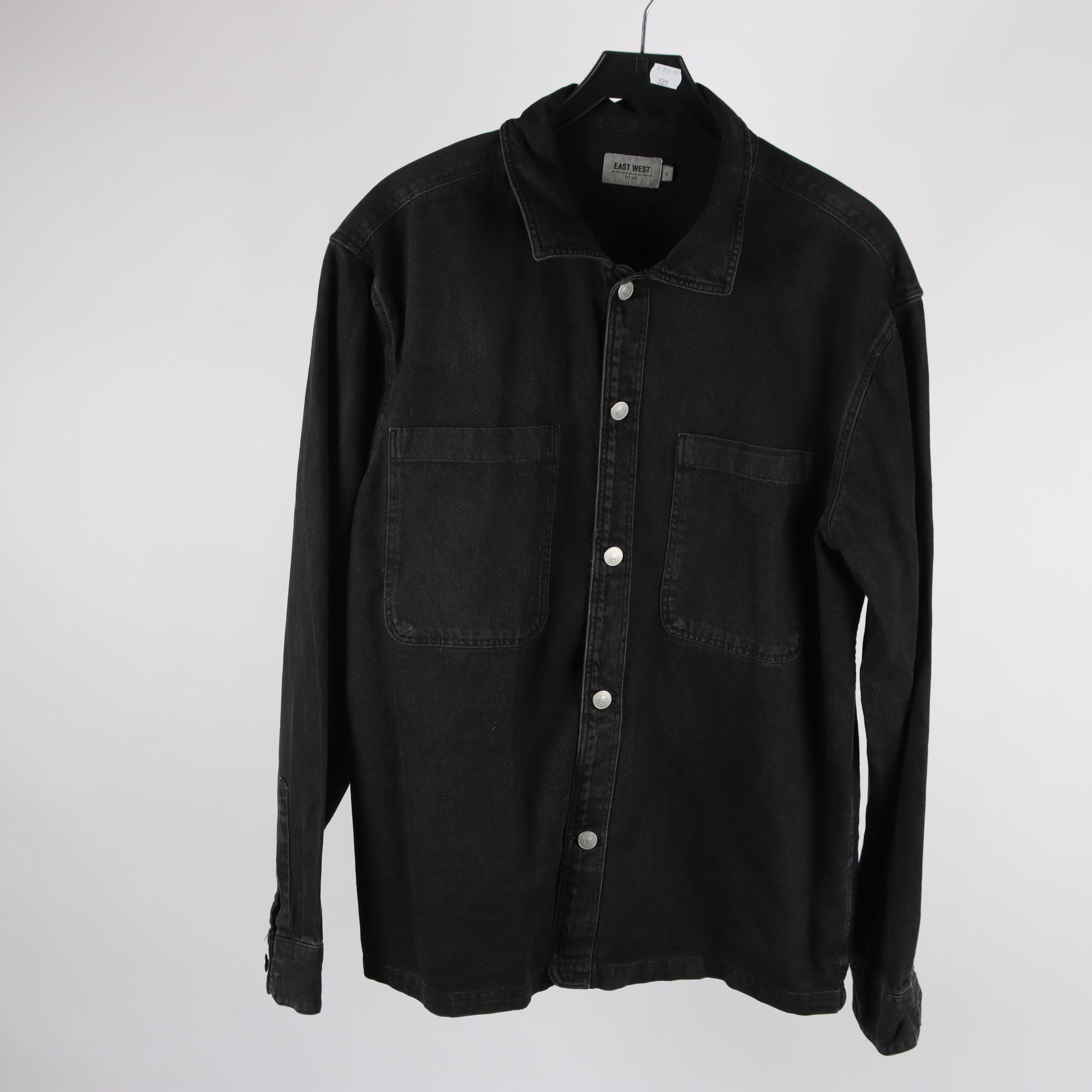 Overshirt, East West, svart, stl. XL